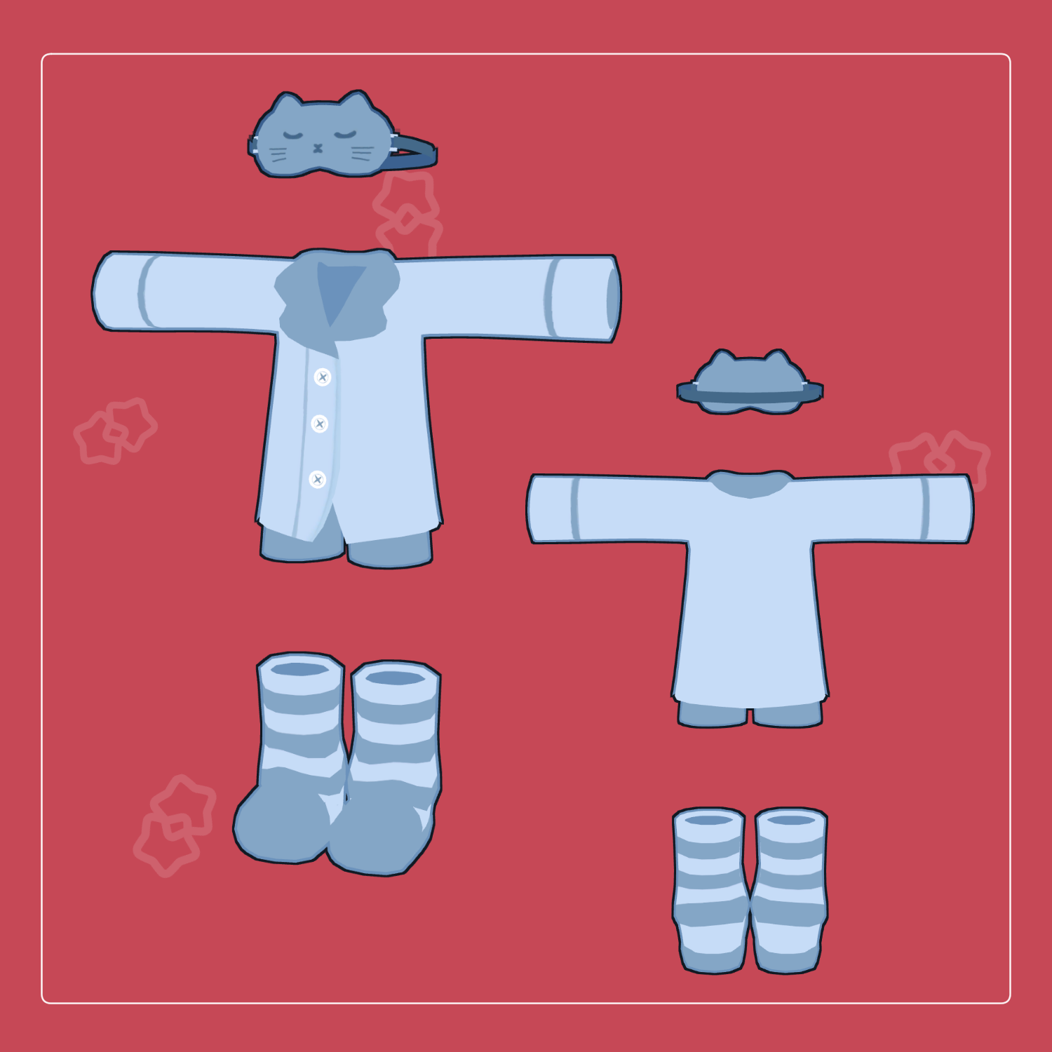 Cozy Pajamas - VRChat Clothing / CP45