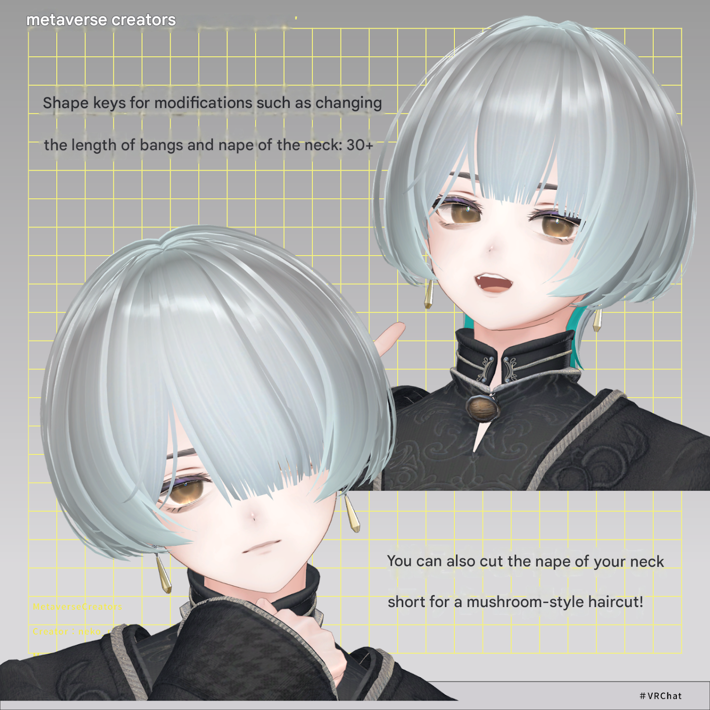 MoonWolf - VRChat Hair / CP56