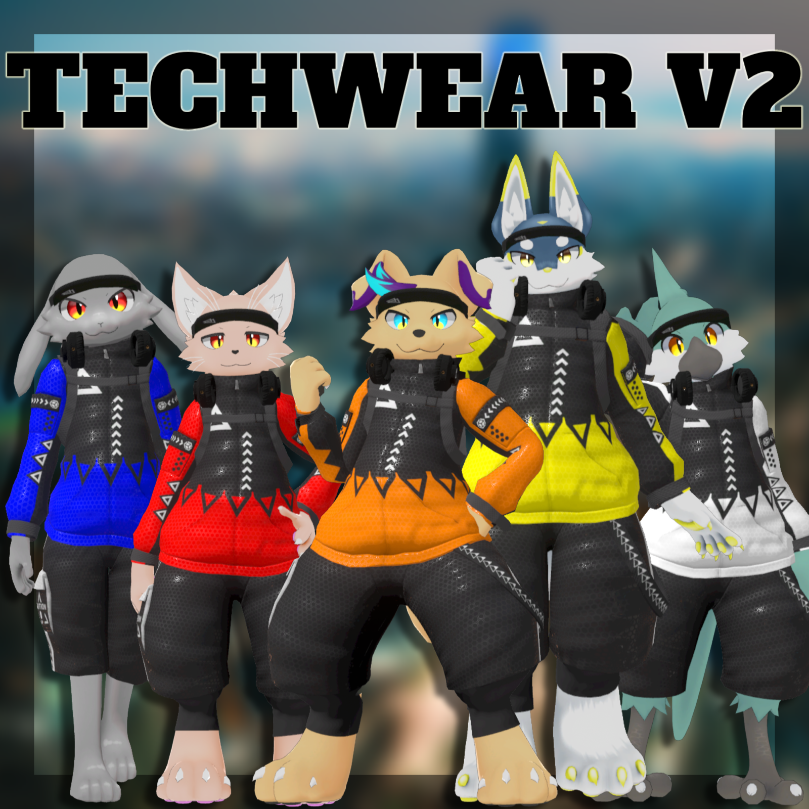 Techwear V2.2 set For Regulus,Kepler,Eboshi,Yoi,Uhuru