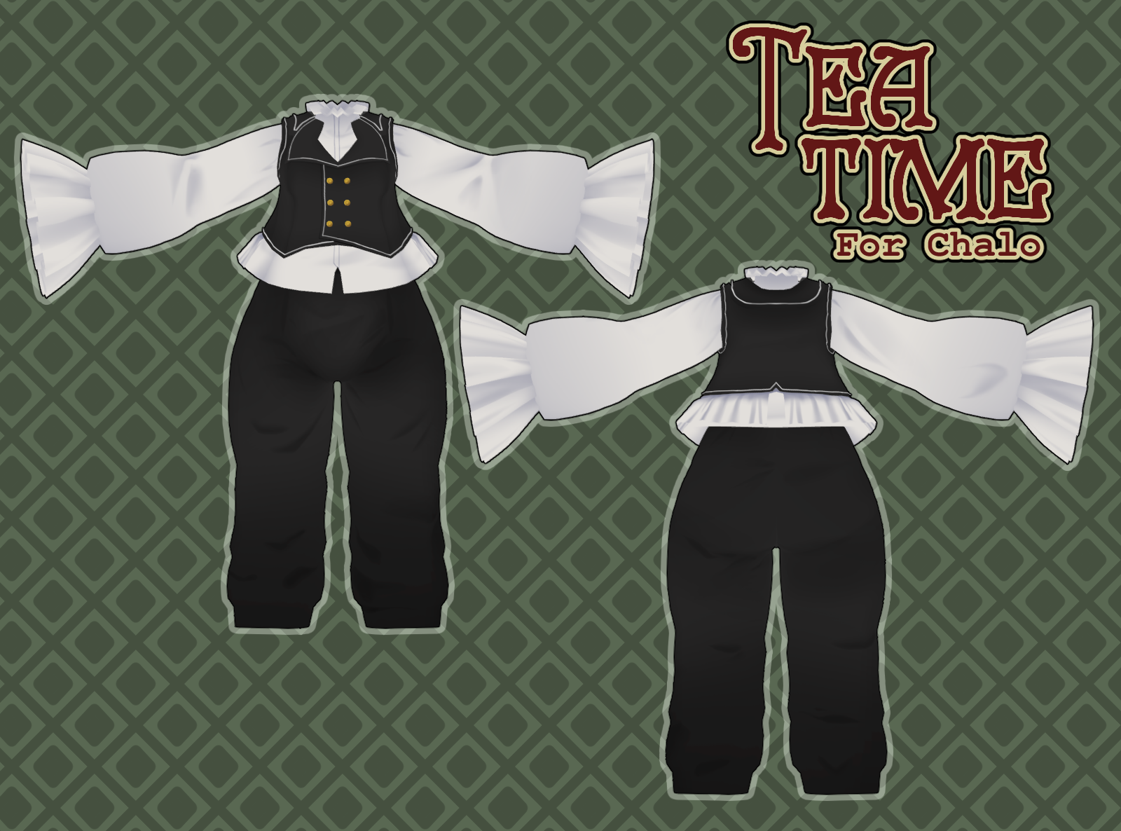 チャロのティータイム - Tea Time for Chalo - VRCFury Compatible