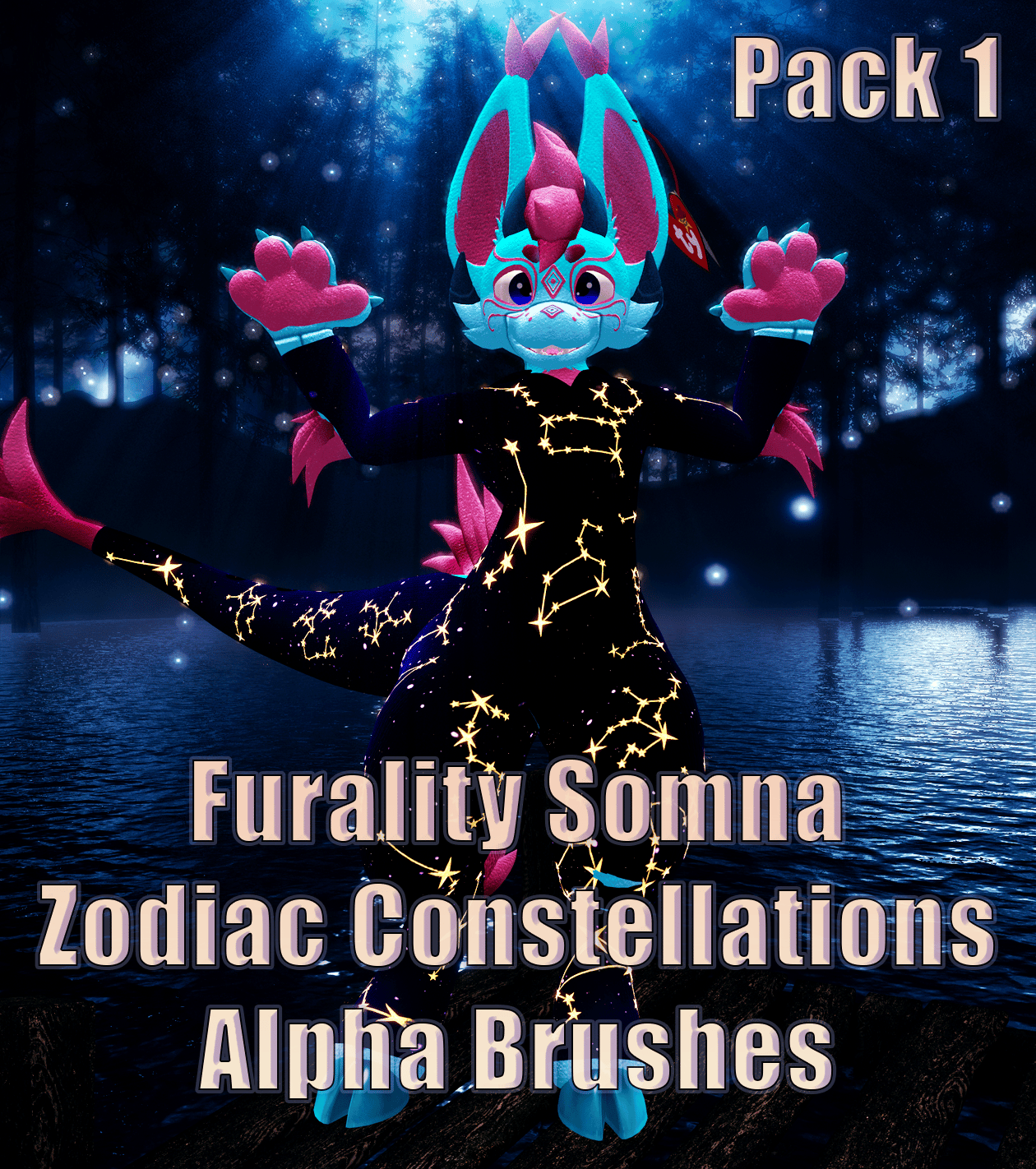 Furality Somna - Zodiac Constellations - Alpha Brushes [Pack 1]