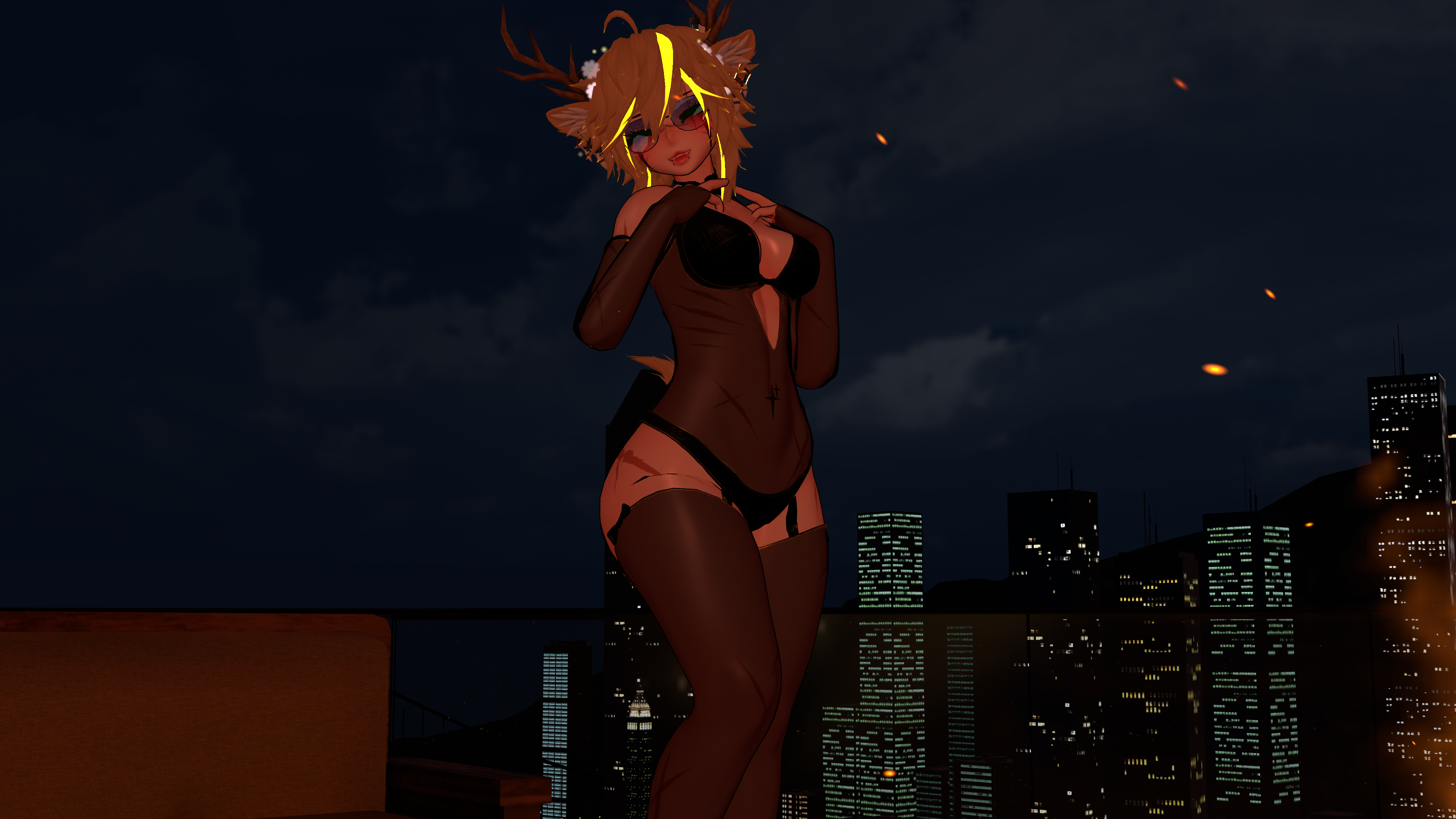 GodRevenger's Gilded Glamour Bodysuit