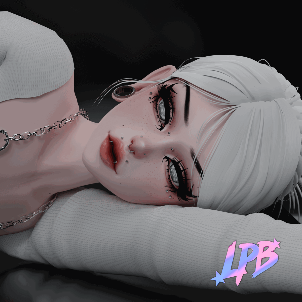 puppy eyes makeup textures (Amelia head)