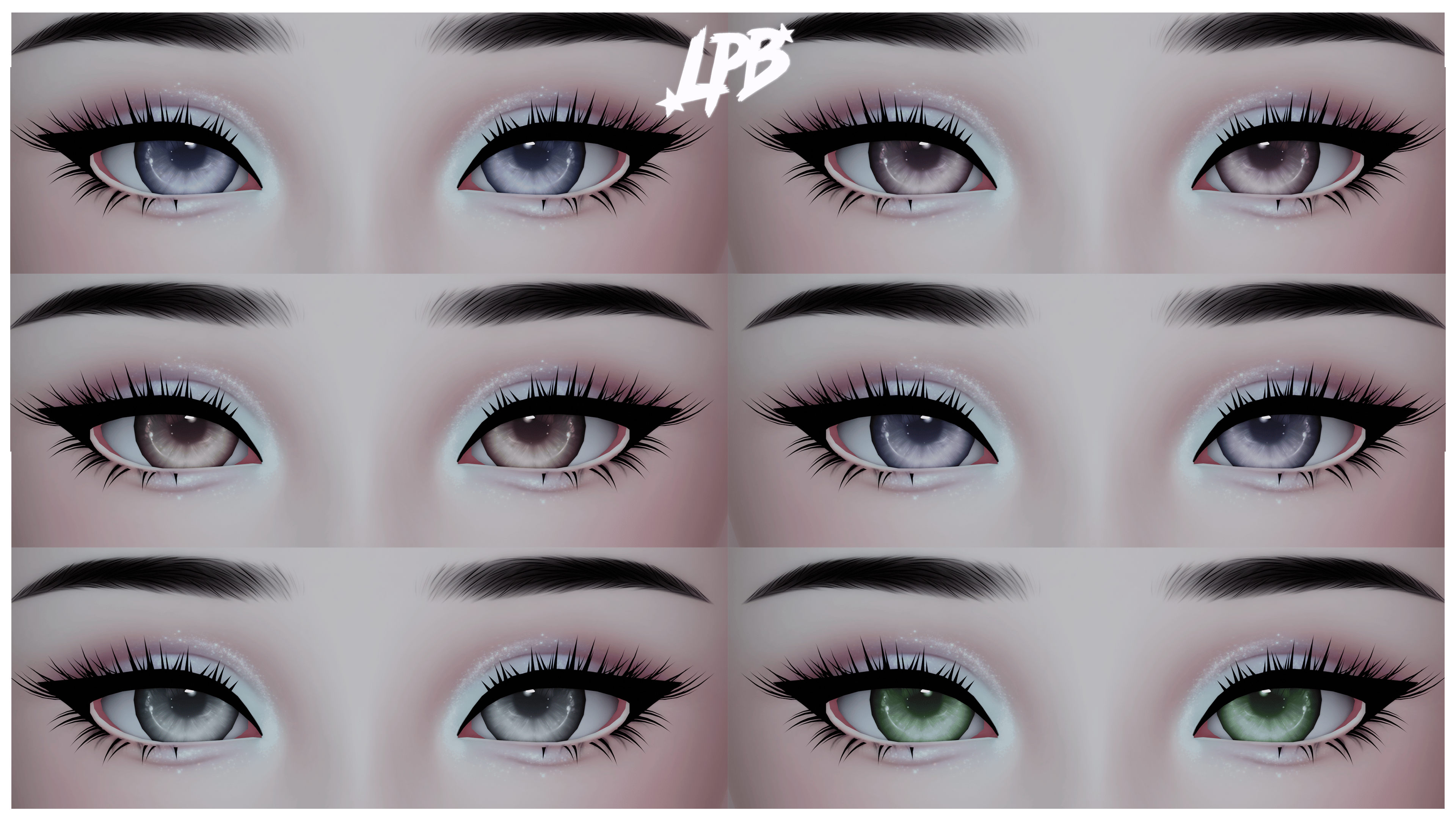 "I'm Cold" makeup textures (Amelia head)