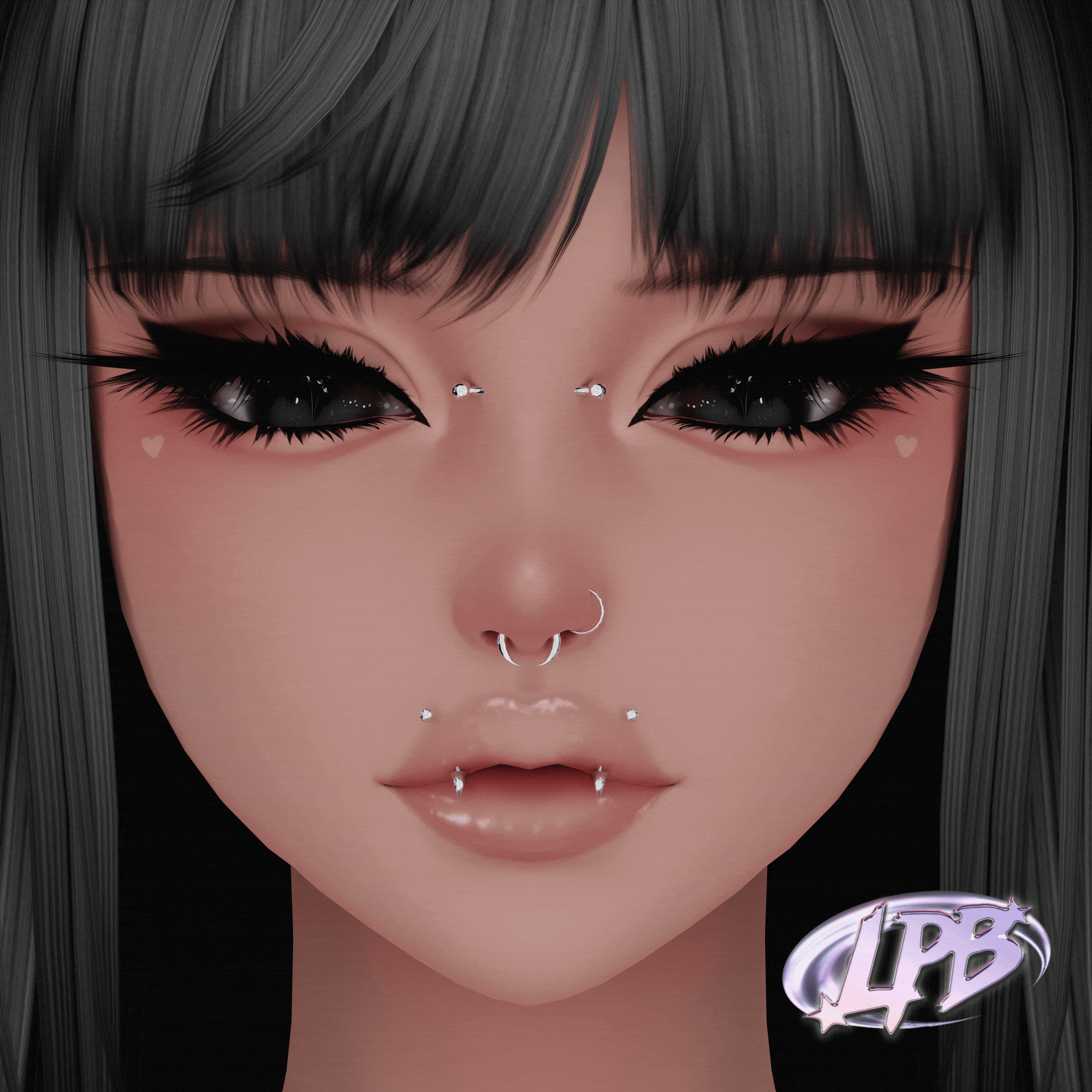 pretty bby makeup textures (Umeko head)