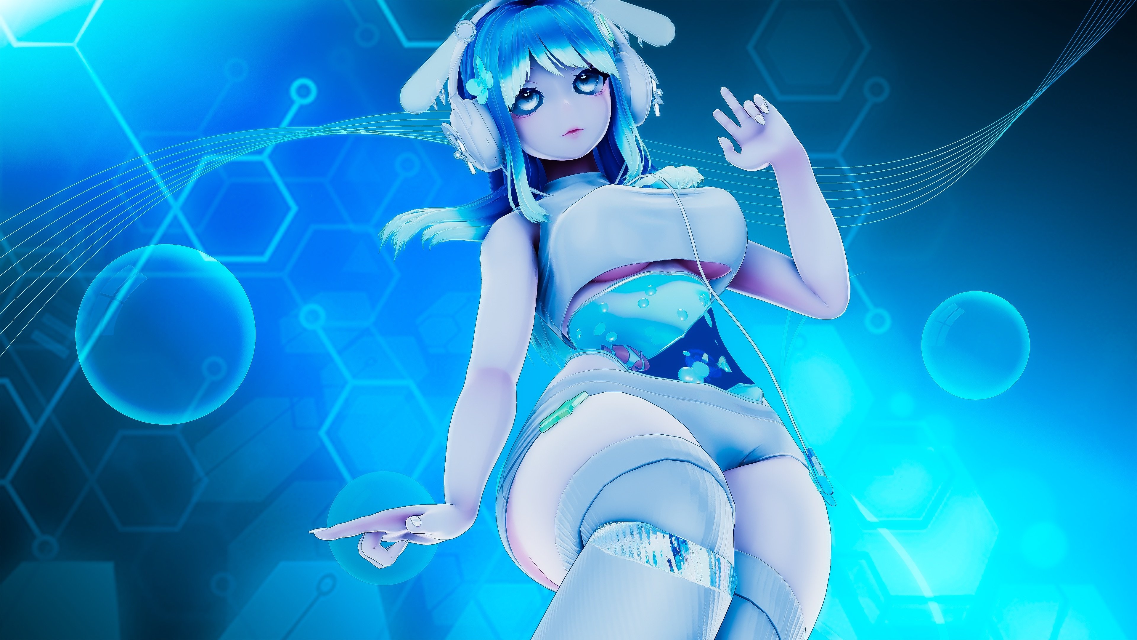 Aero VRChat Avatar PC/QUEST (Face Tracking)