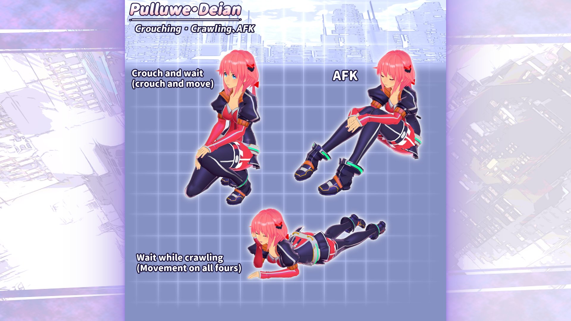 Original character 3D model "Plue Dian" normal color single