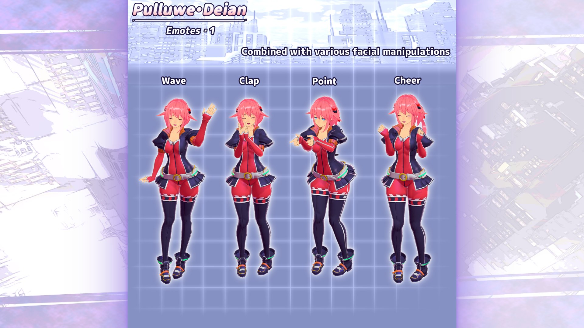 Original character 3D model "Plue Dian" normal color single