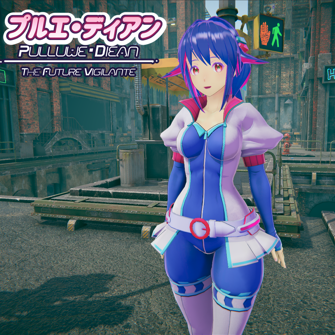 Original character 3D model "Plue Dian" Ice Blue alone