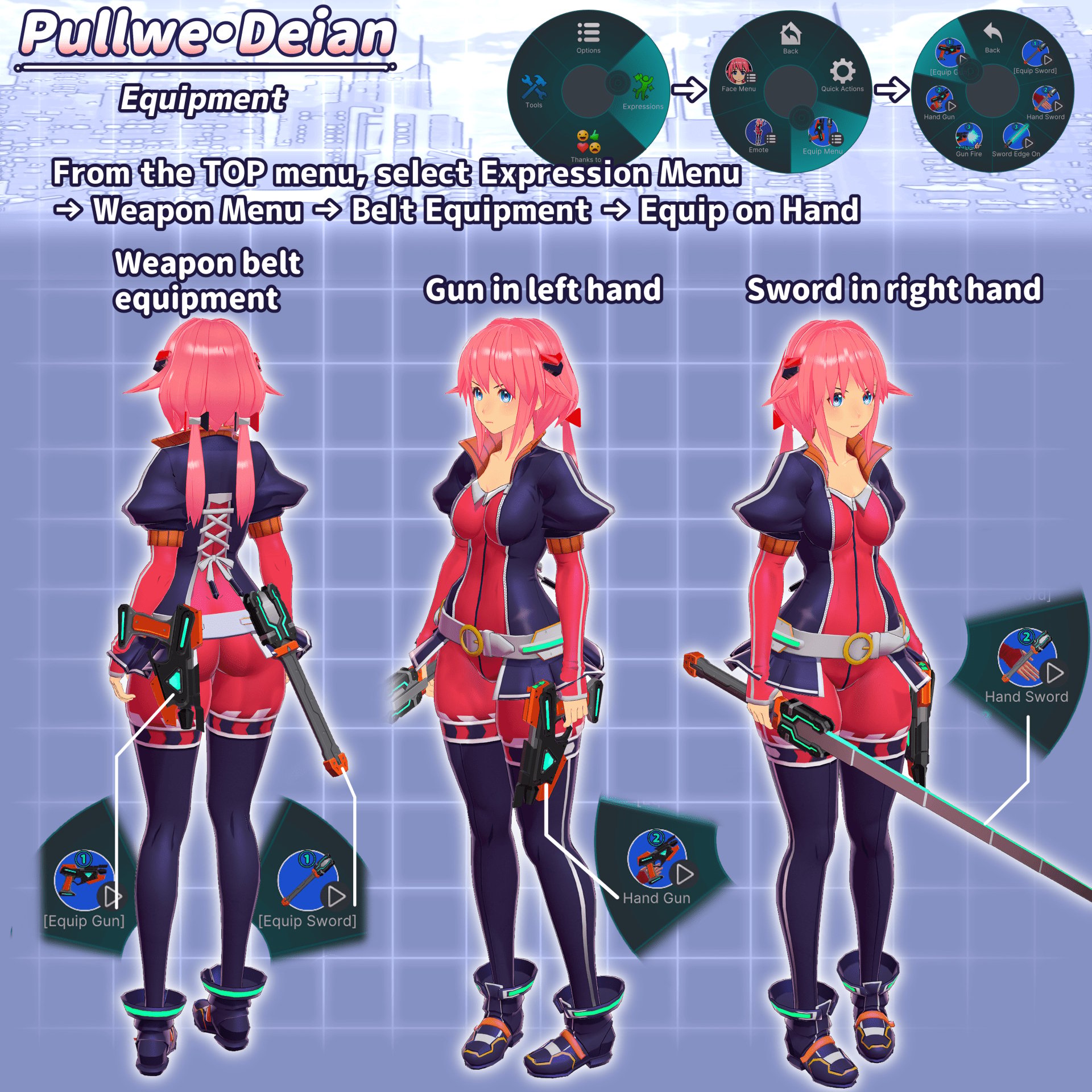 Original character 3D model "Plue Dian" Mirage Black alone