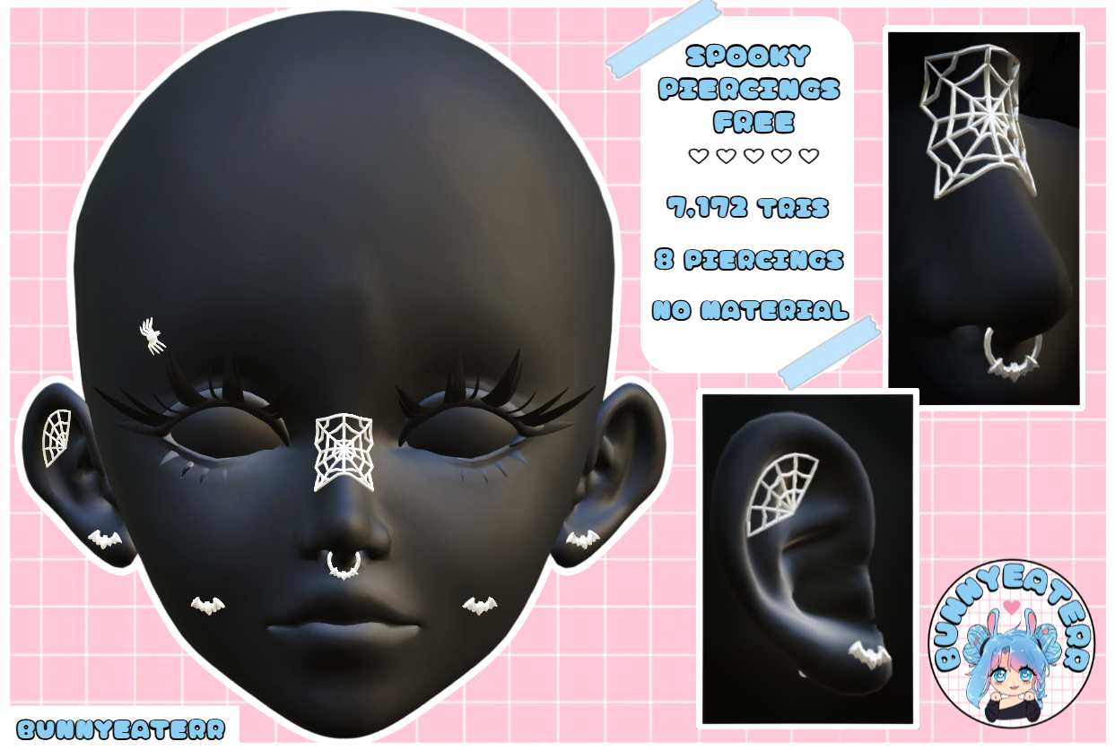 Spooky Piercings (Server Freebie)