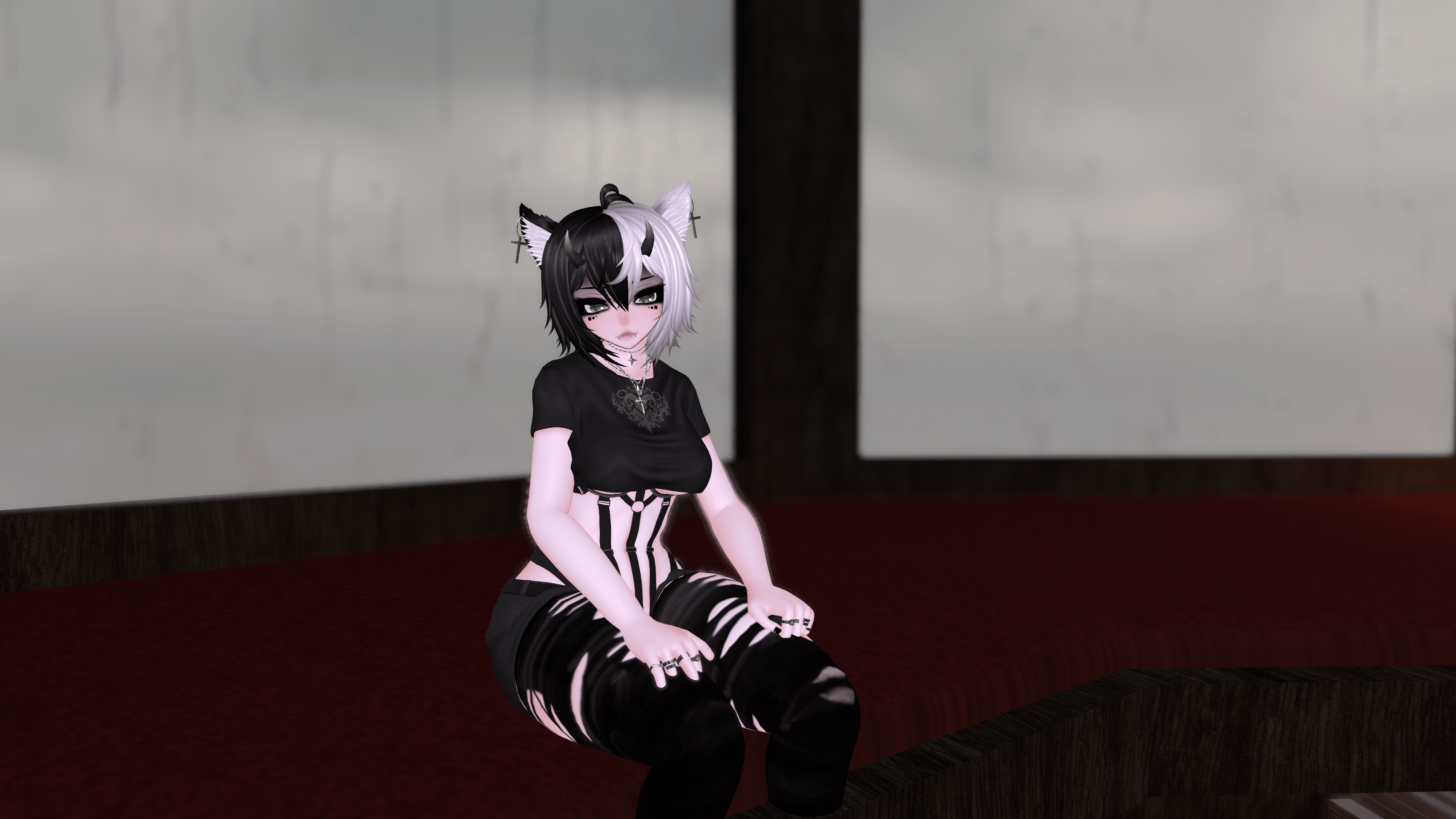 Ivy Goth Girl! FaceTracking! Green Opti Version! (PC/Quest)