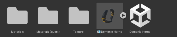 Demonic Horns (For Higgins VRChat Avatar) + universal