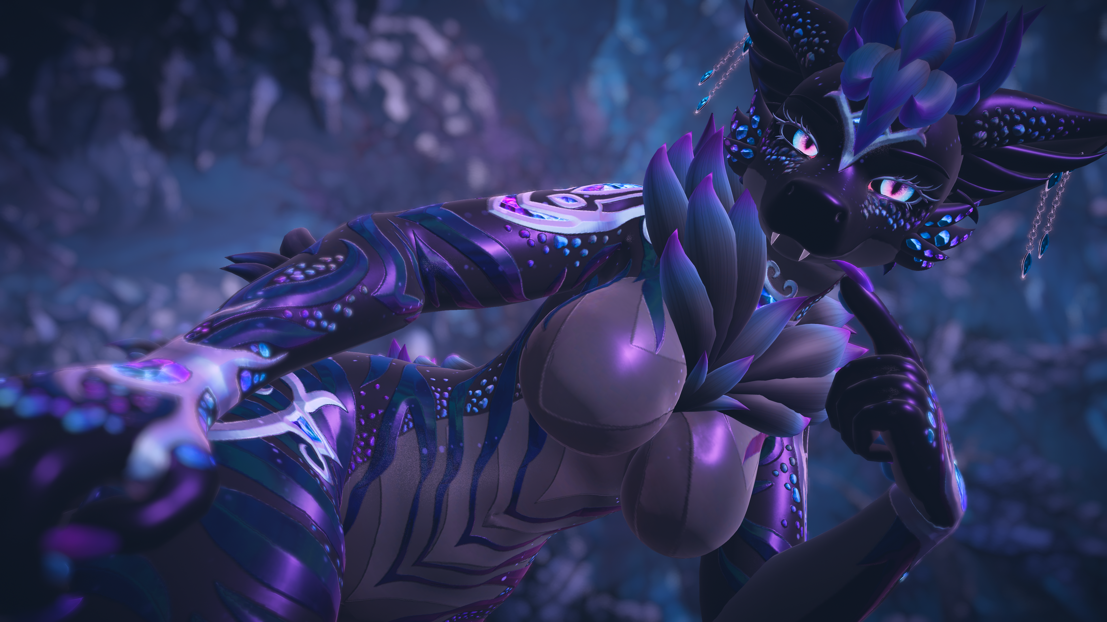 Sugilite Gemstone Dragon texture (for the Azalea dragon)