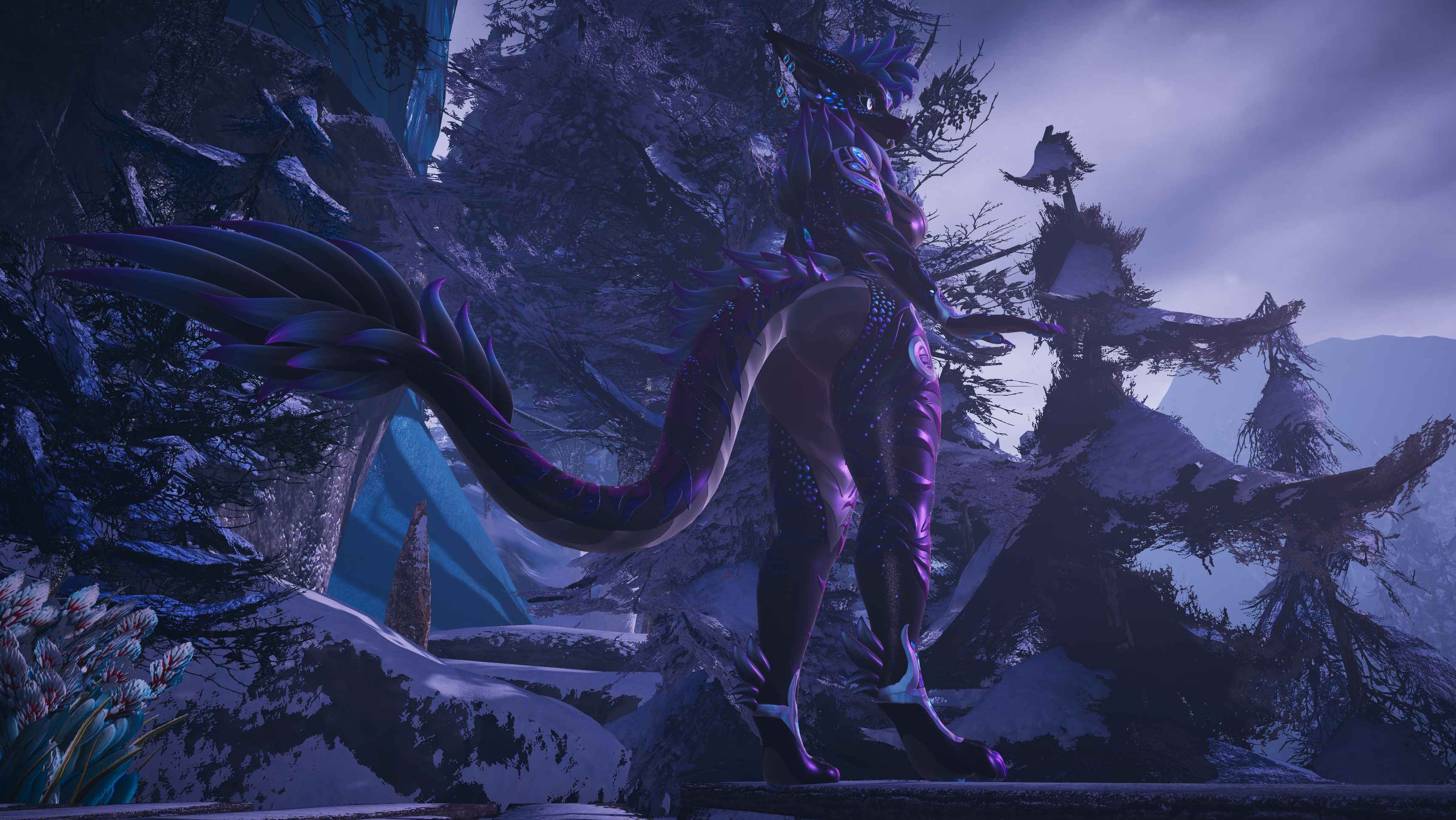 Sugilite Gemstone Dragon texture (for the Azalea dragon)