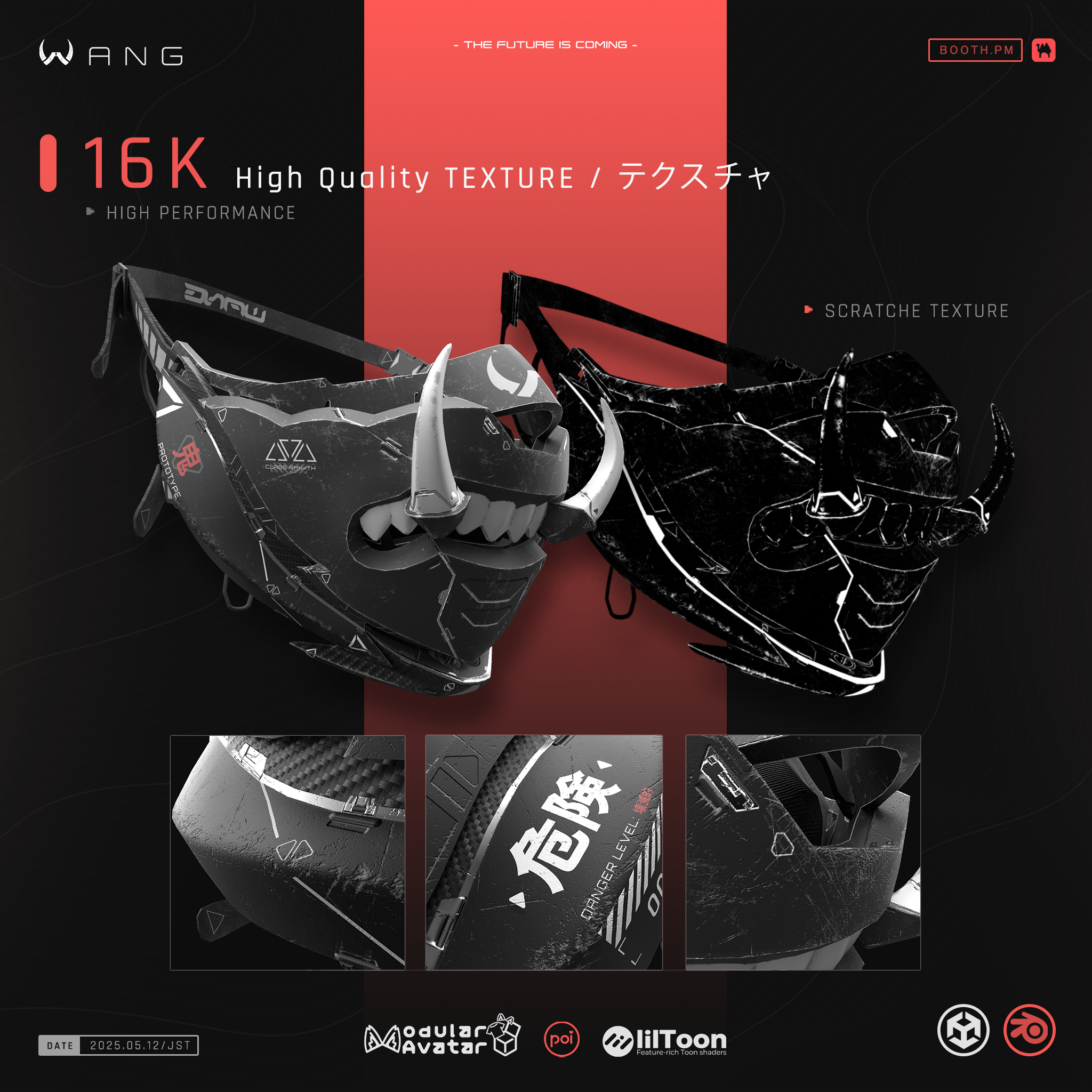 TOSAKAN Mask|Cyberpunk Style