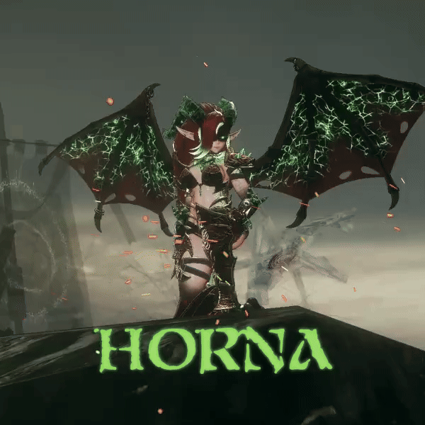 Horna, The corrupted dragon girl
