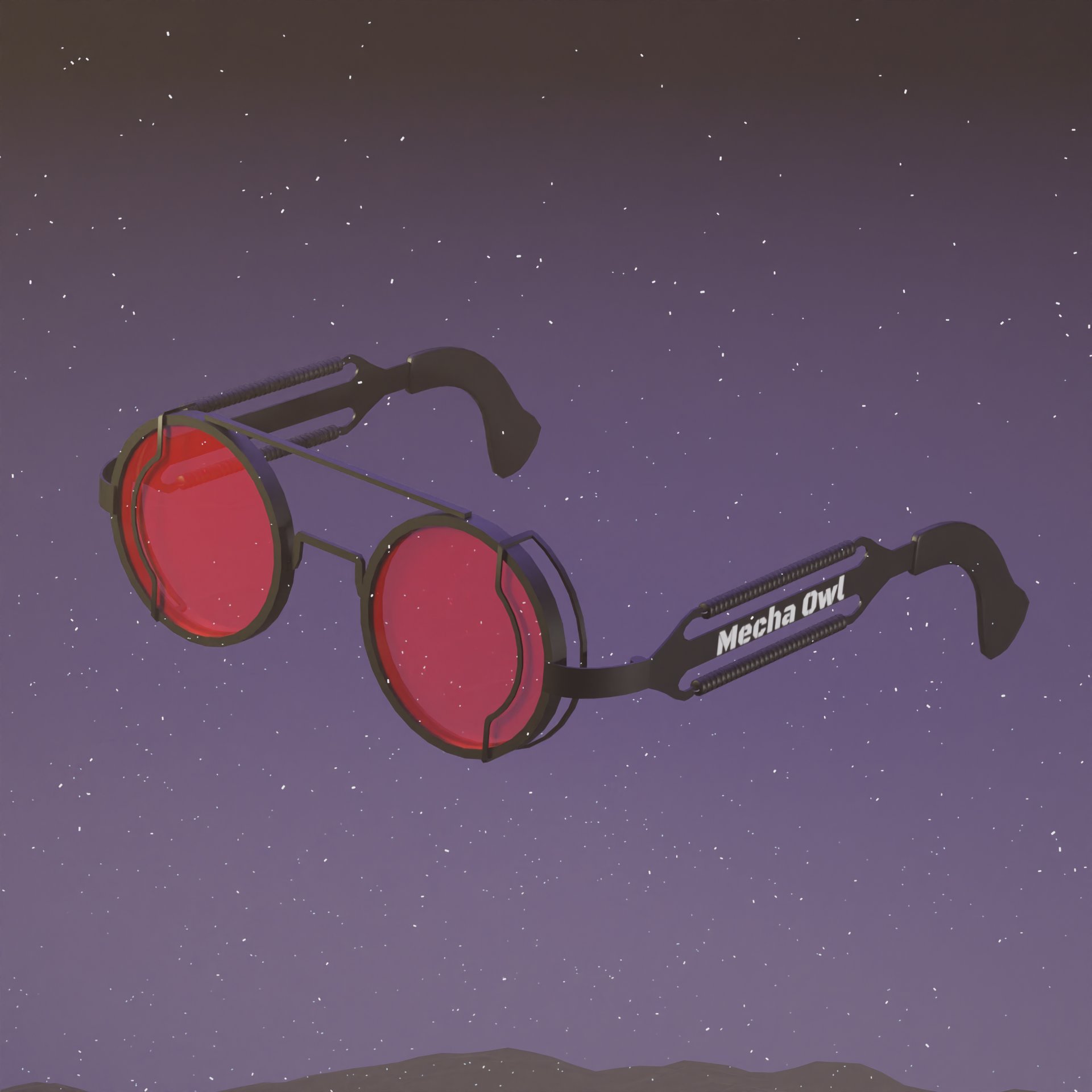 Mecha Owl Glasses