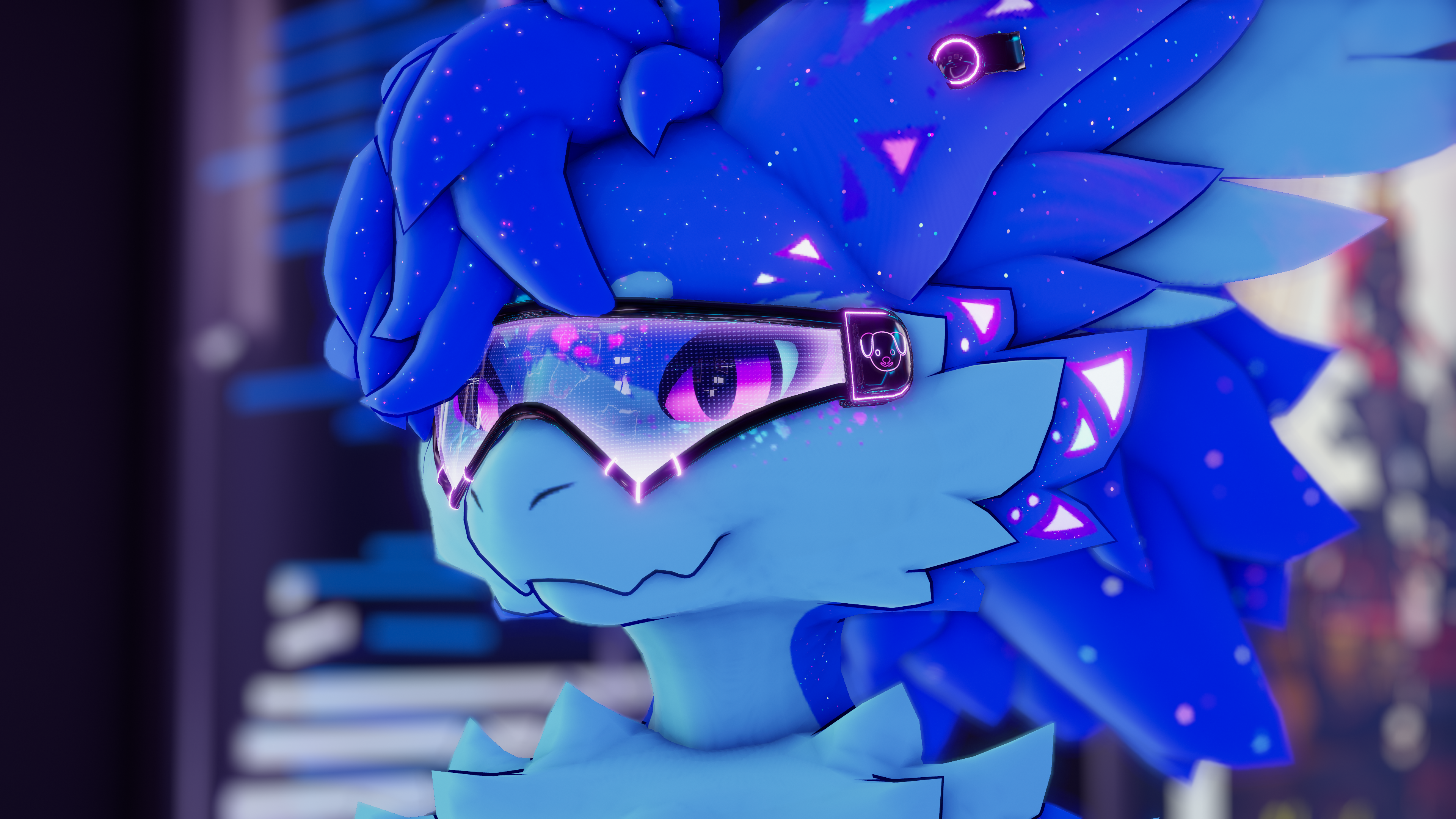 Pound Tech Visor - Novabeast (VRCHAT)