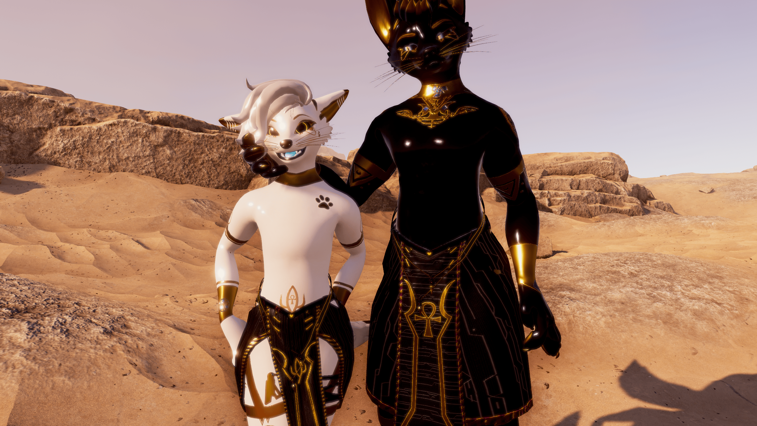 Anubian Skirt - Fara Rex (VRCHAT)