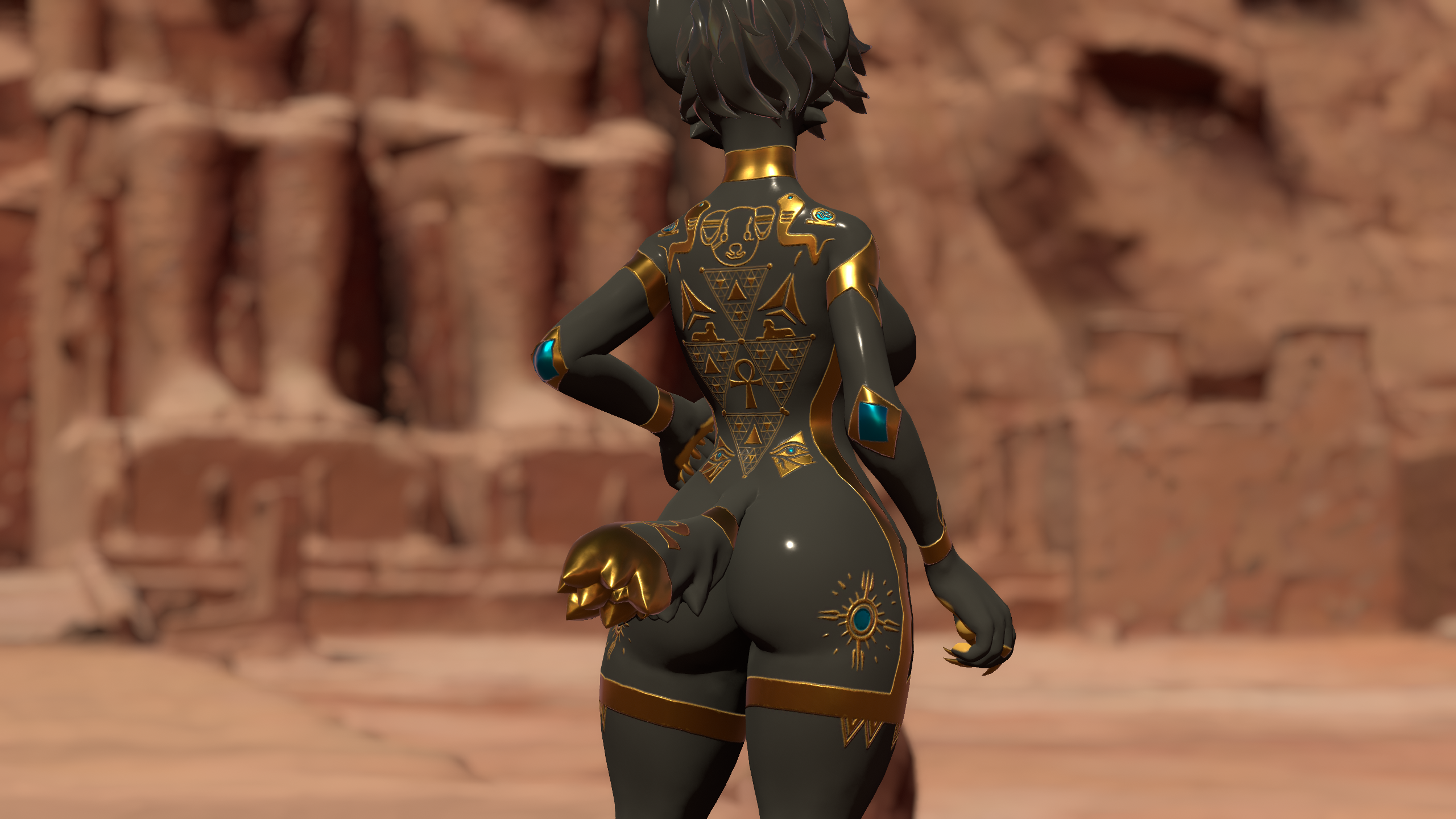 Hyenid Anubis Retexture - (VRCHAT)