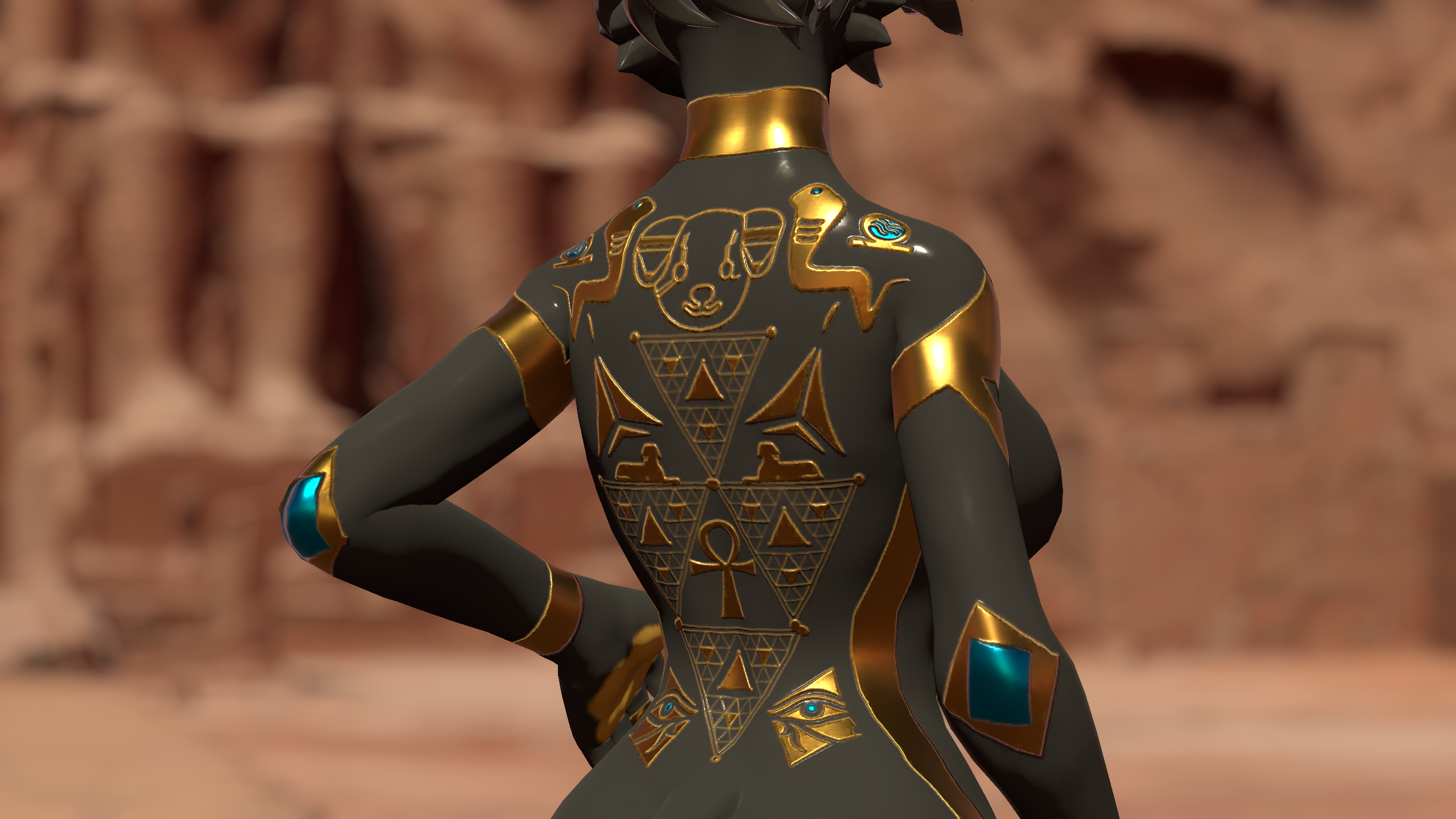 Hyenid Anubis Retexture - (VRCHAT)