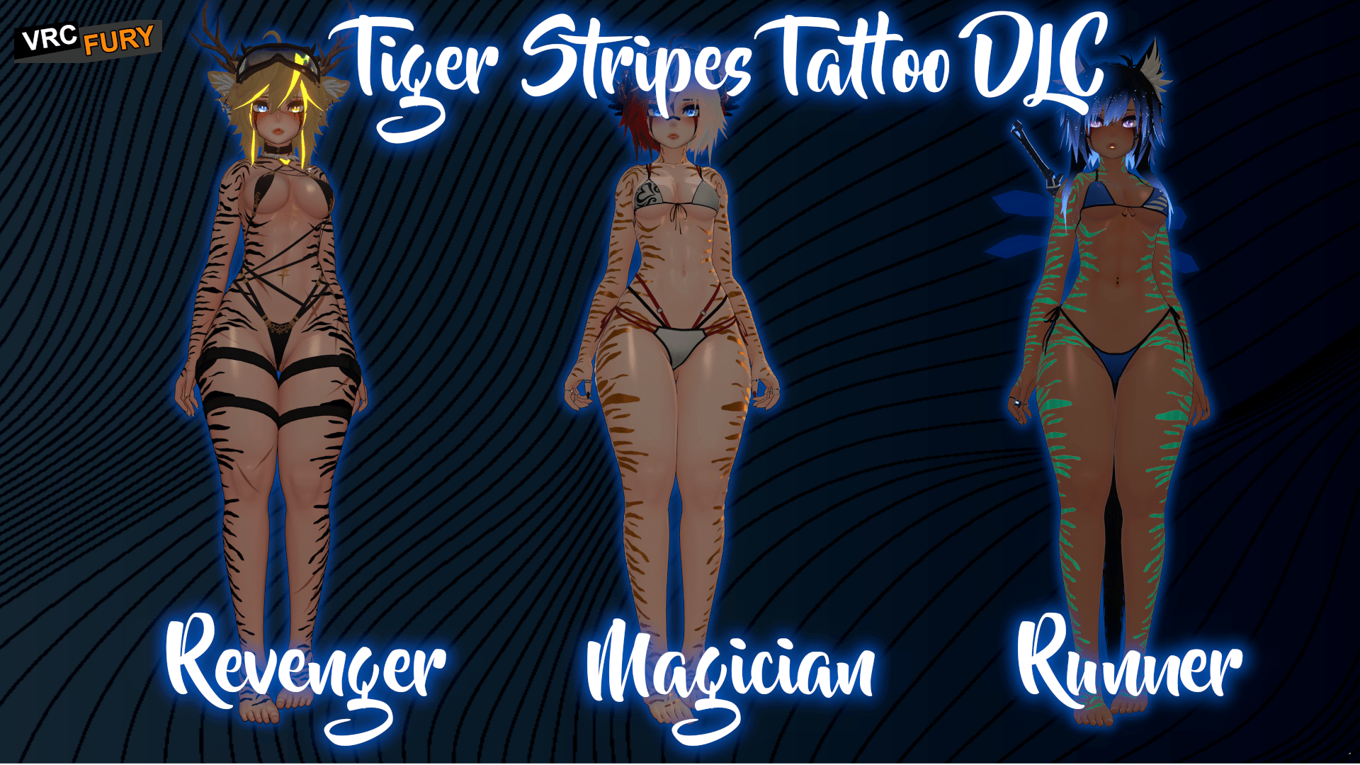 Tiger Stripes Tattoo God Mag/Rev/Run DLC