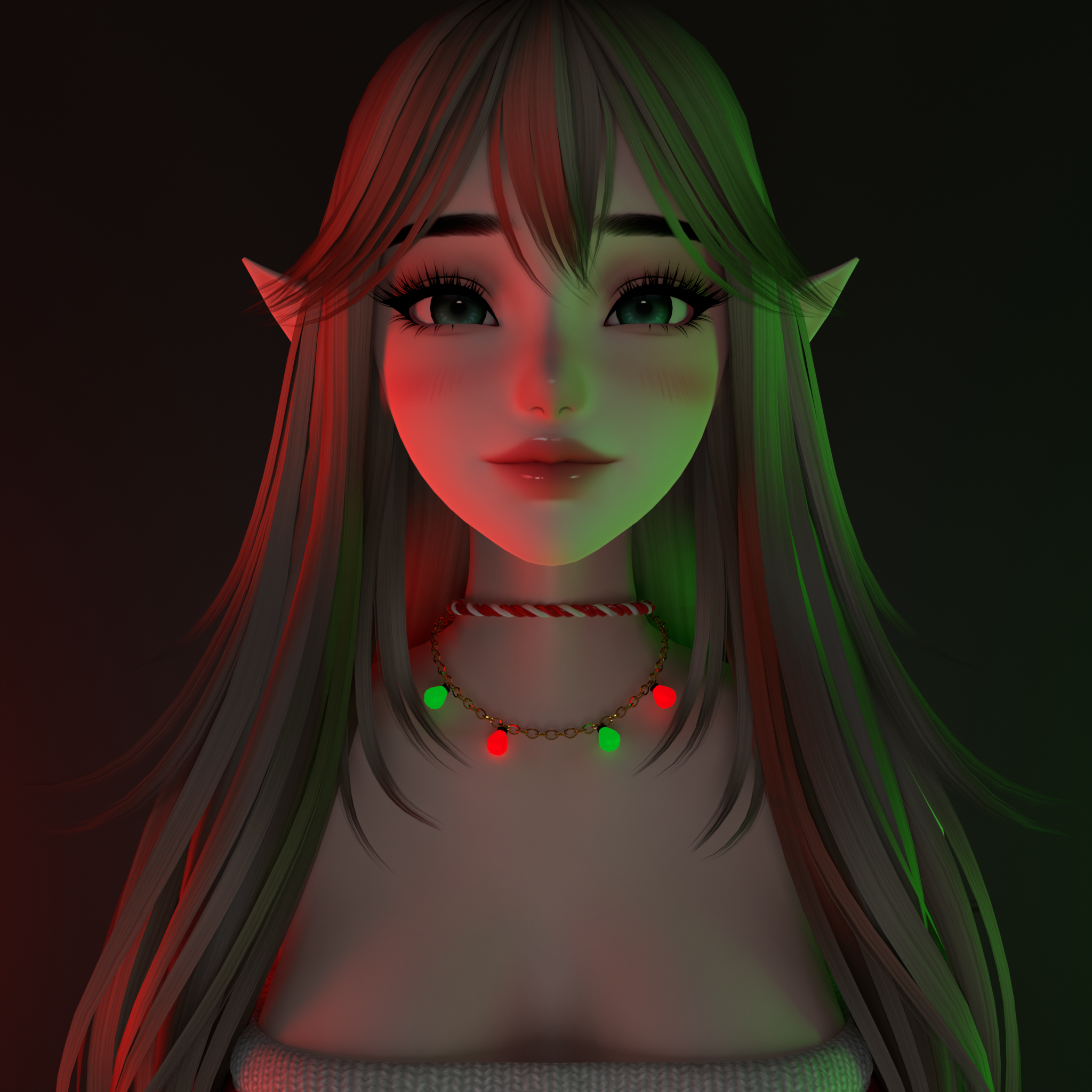 Candy Cane Necklace
