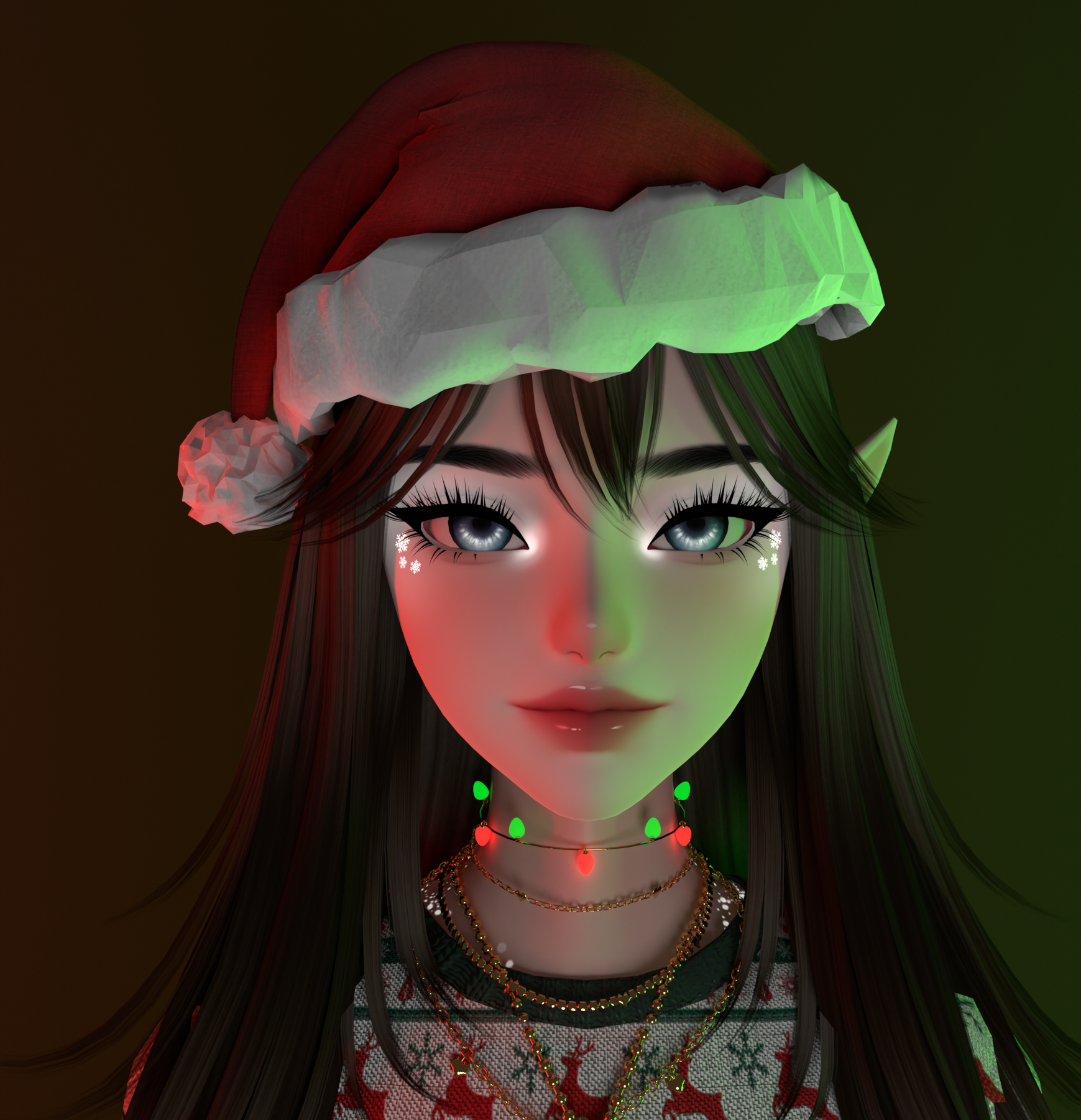 Snowflake Makeup Texture
