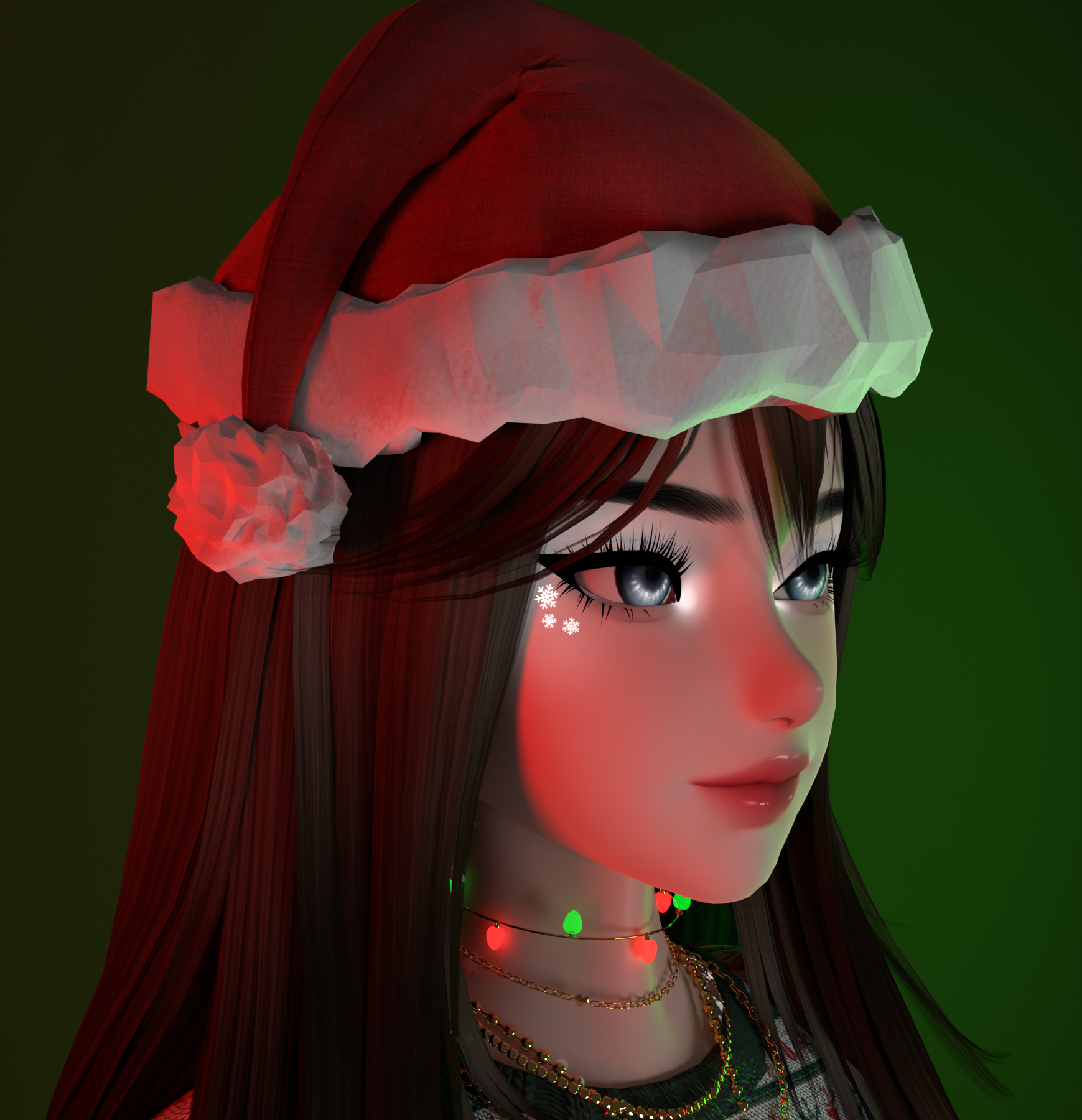 Snowflake Makeup Texture