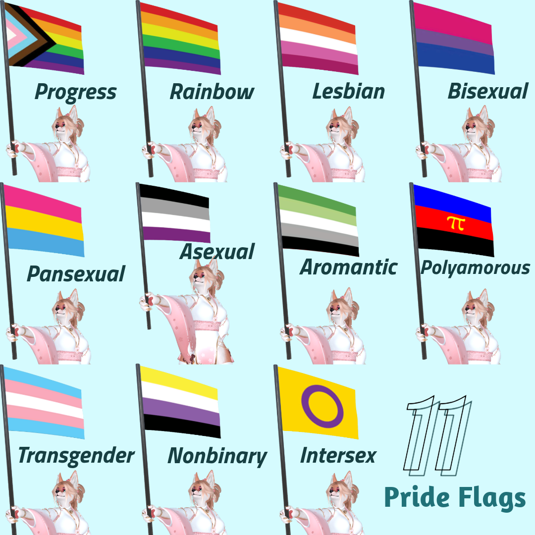 Pride Flag Asset for VRC