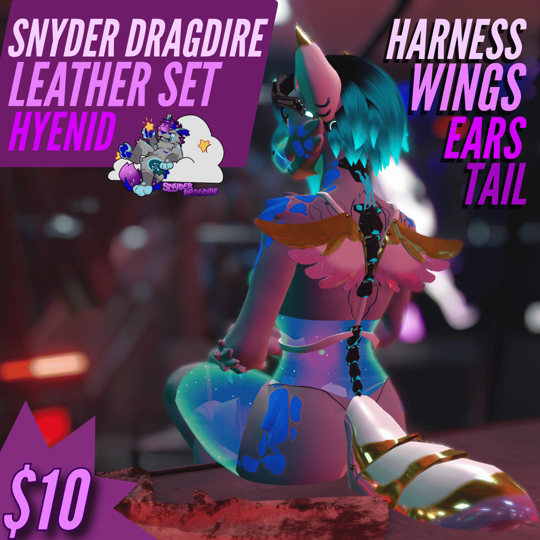 Leather Harness Set {Hyenid}