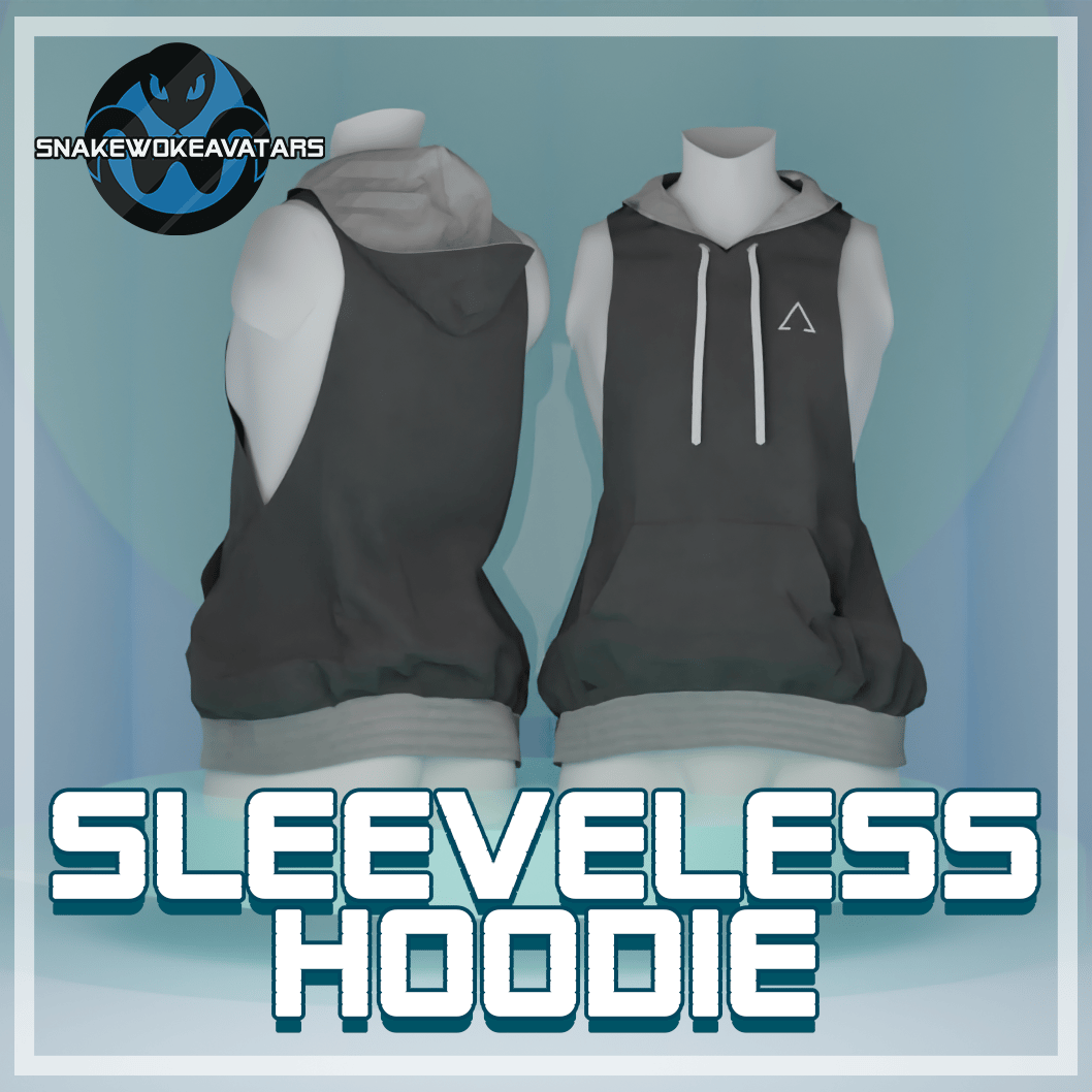 Sleeveless Hoodie [Commercial Use]