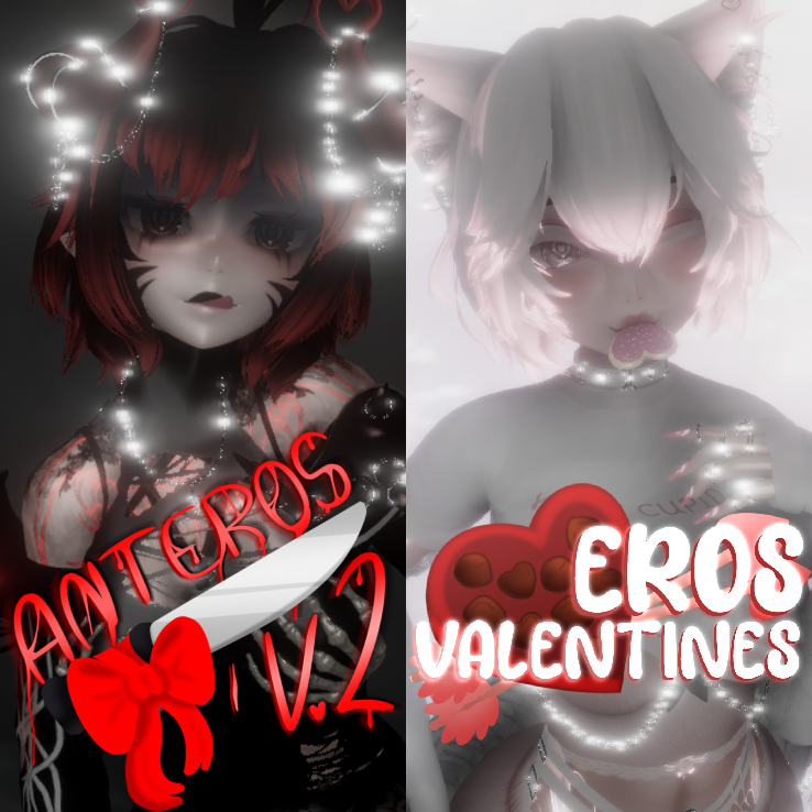 VALENTINES EROS + ANTEROS V2 !! (PC ONLY GENDERFLUID AVATARS)