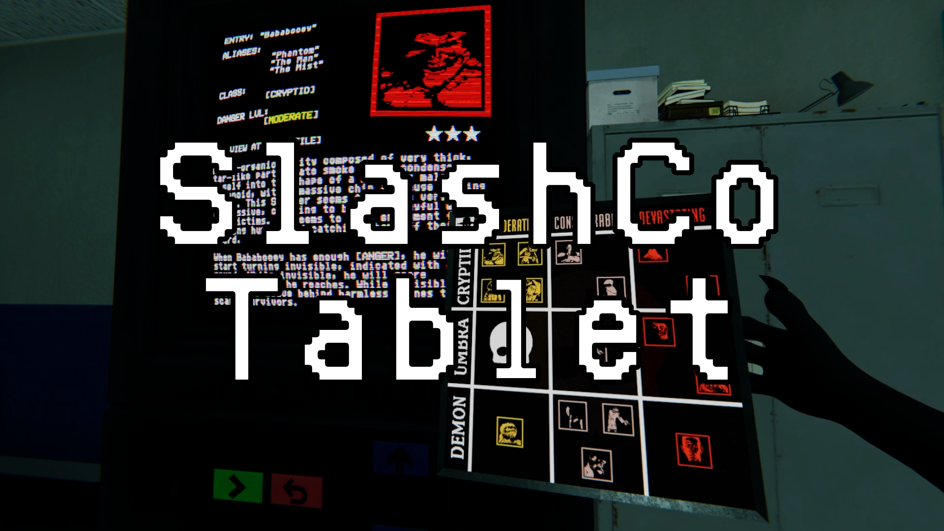 SlashCo Informational Tablet
