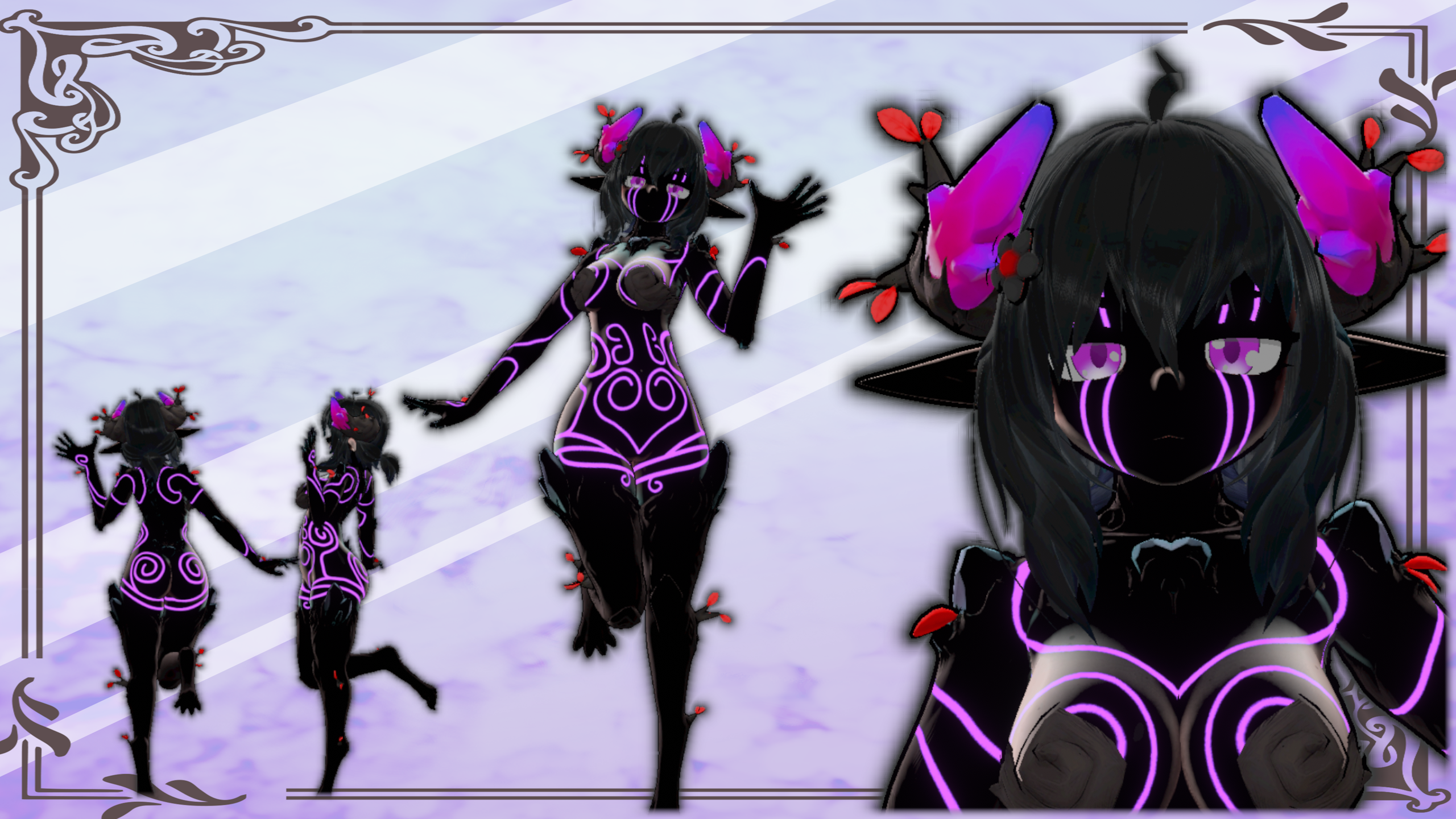 Pictish Tattoo set [Mori Mask texture]