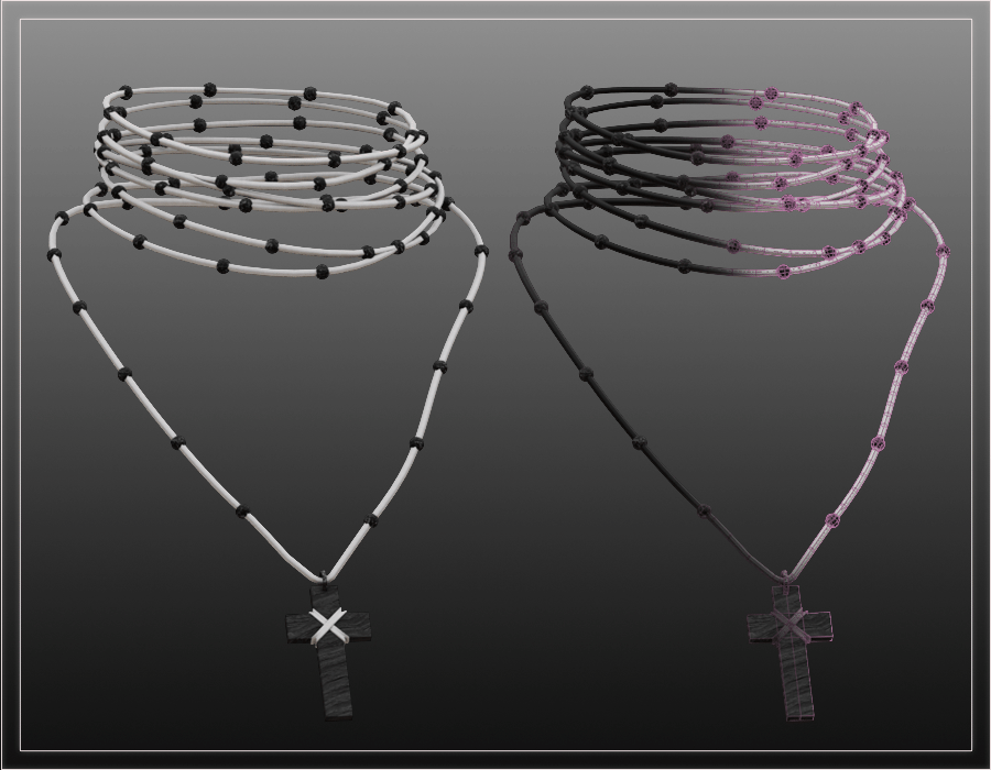 ♡..Rosary necklace