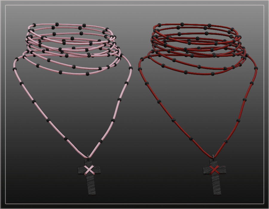 ♡..Rosary necklace