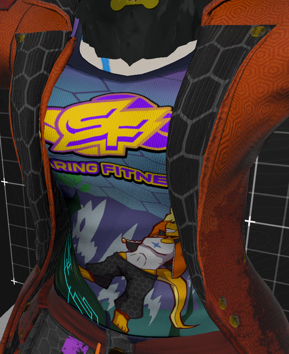 Soaring Fitness Texture for B- Tanktop