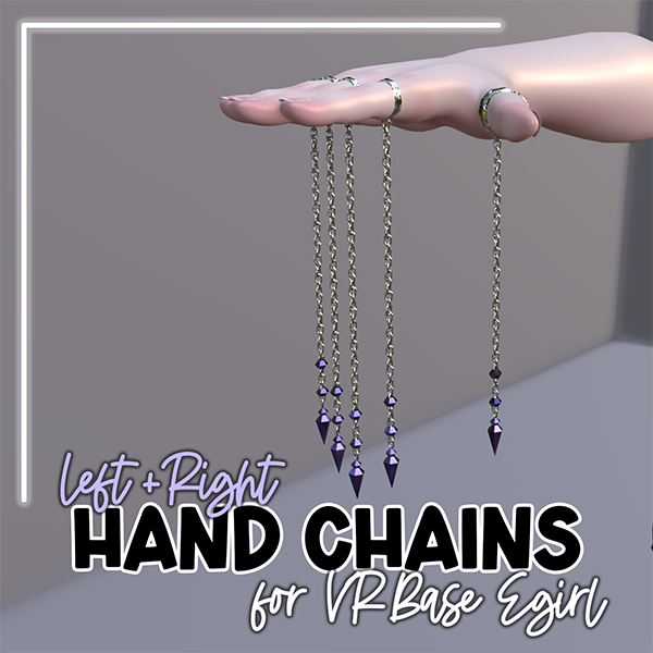 Hand Chains for VRBase Egirl - Left and Right