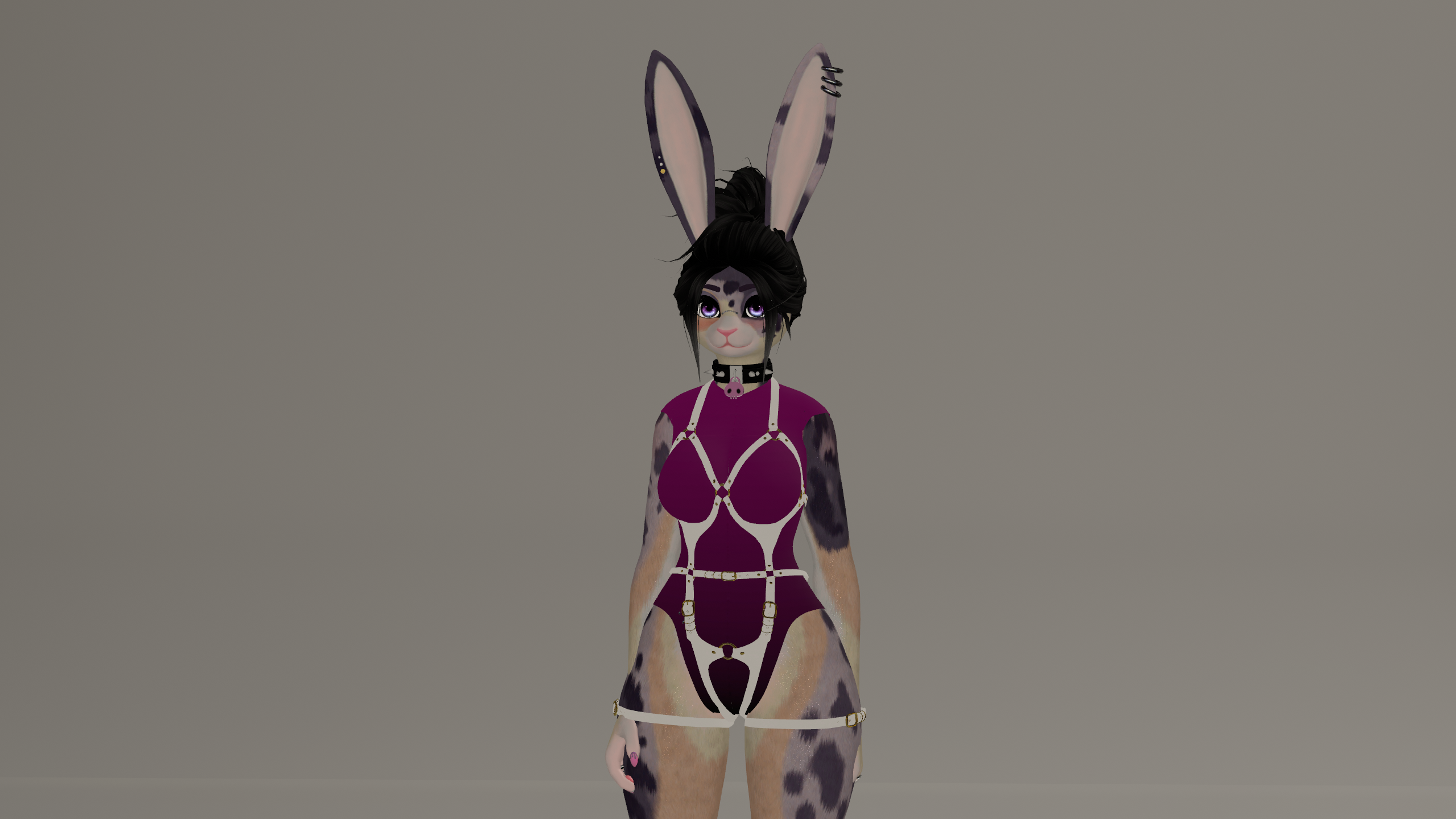 Evie Bunny - Bodysuit and Harness