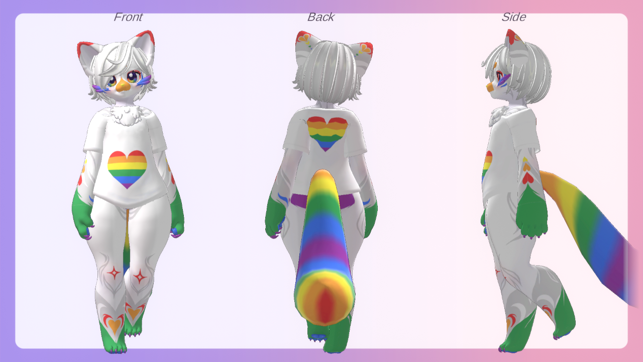 ๐โค๏ธ 01 -Zerone- Pride โค๏ธ๐ (VRChat Avatar)
