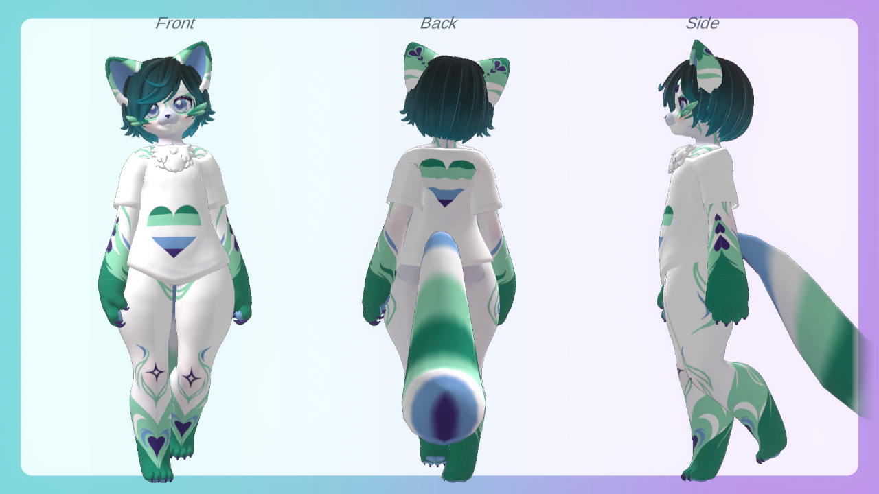 ๐โค๏ธ 01 -Zerone- Pride โค๏ธ๐ (VRChat Avatar)