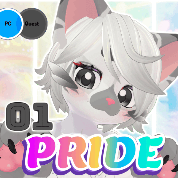 🌈❤️ 01 -Zerone- Pride ❤️🌈 (VRChat Avatar)