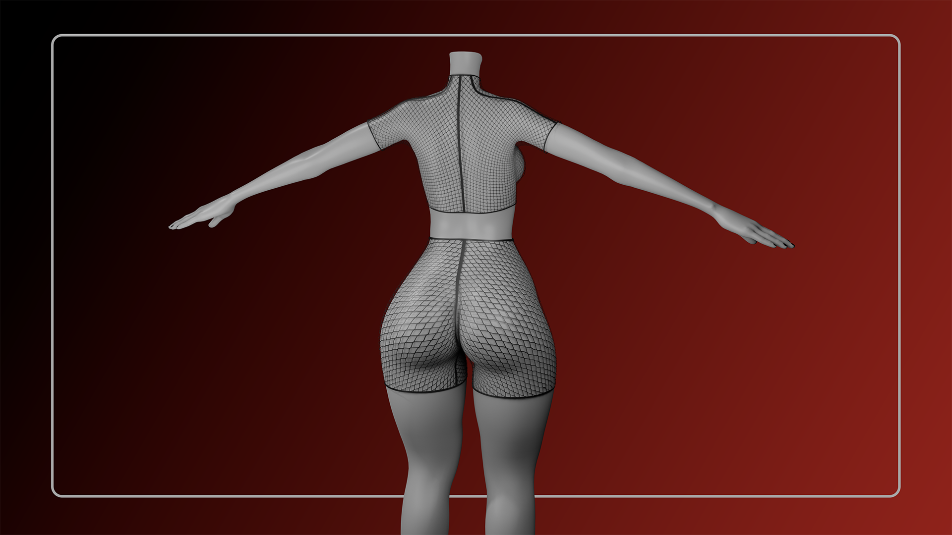 Fishnet Top and Shorts