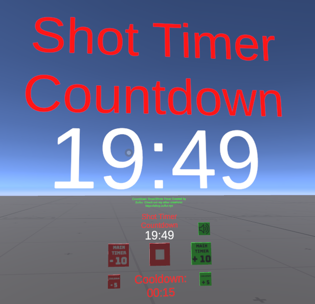 Zulfur's Simple Programable Shots/Dance Timer (with audio)for VRChat Worlds.