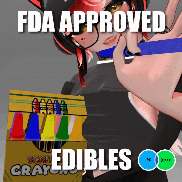 Edible Crayons and Laundry Pods (VRChat Prefab + Quest)