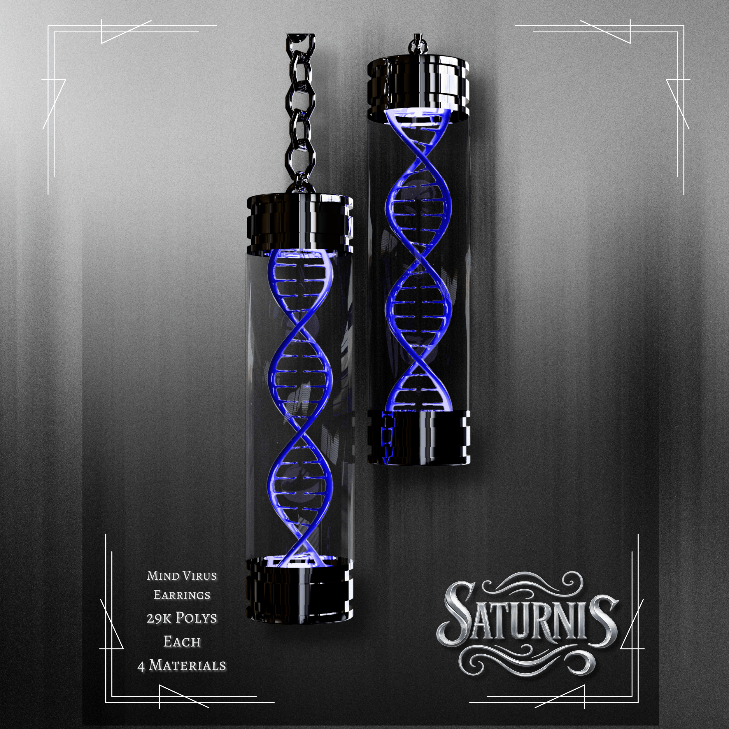 Mind Virus Earrings