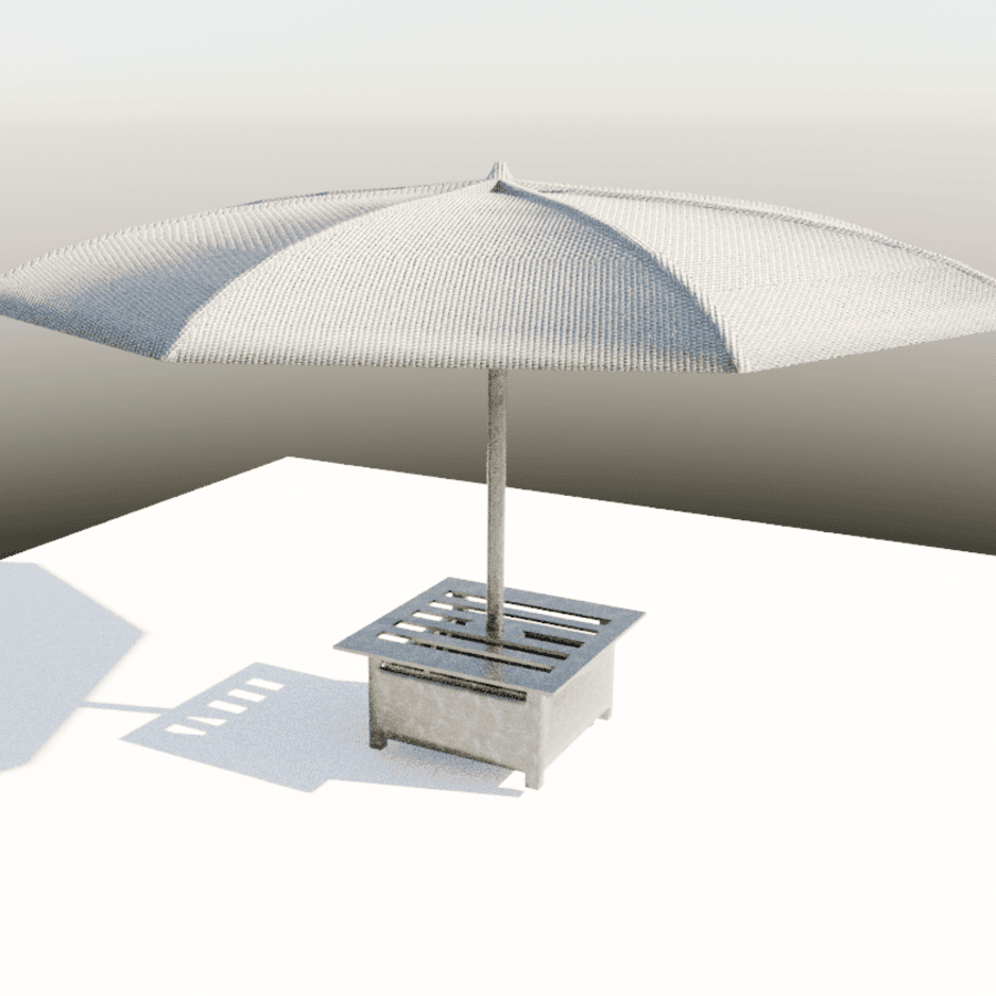 FREE [Vrchat Asset] Umbrella Table Prefab