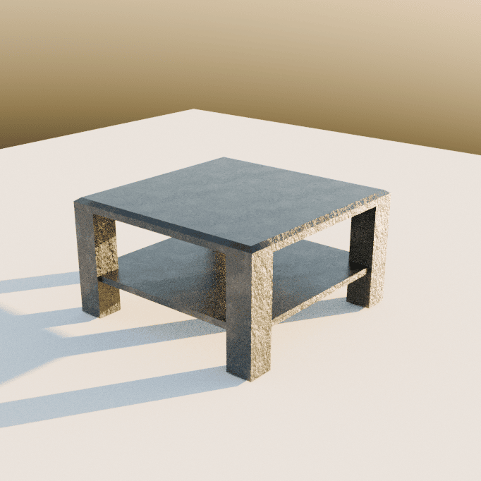 FREE [Vrchat Asset] Simple Modern Table Prefab